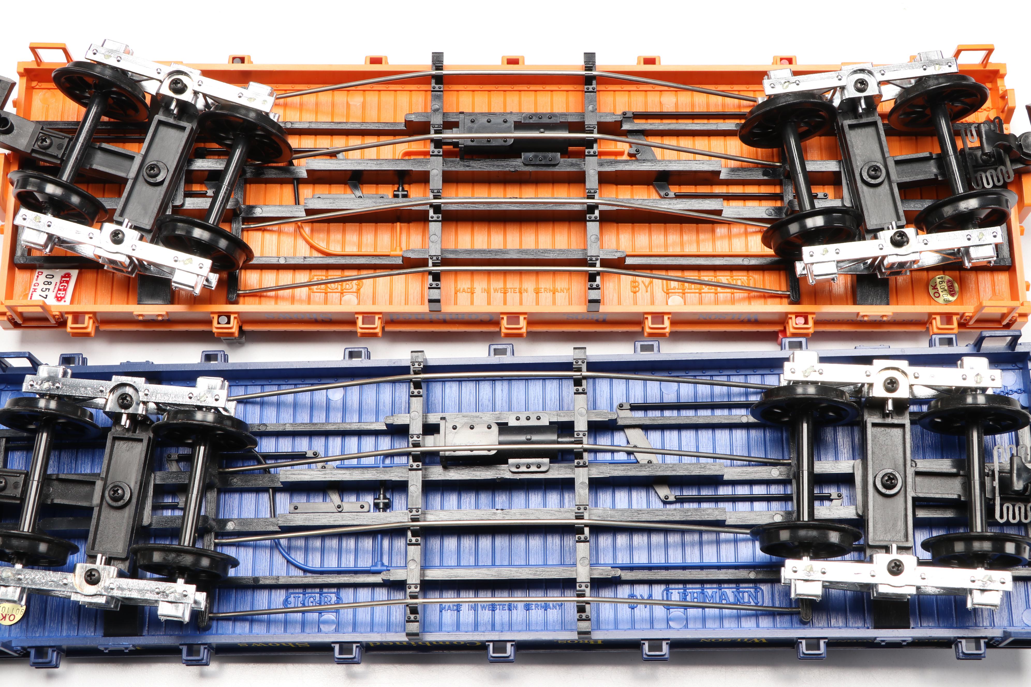 LGB G Scale Wilson Bros. Circus Train Cars with Accessories