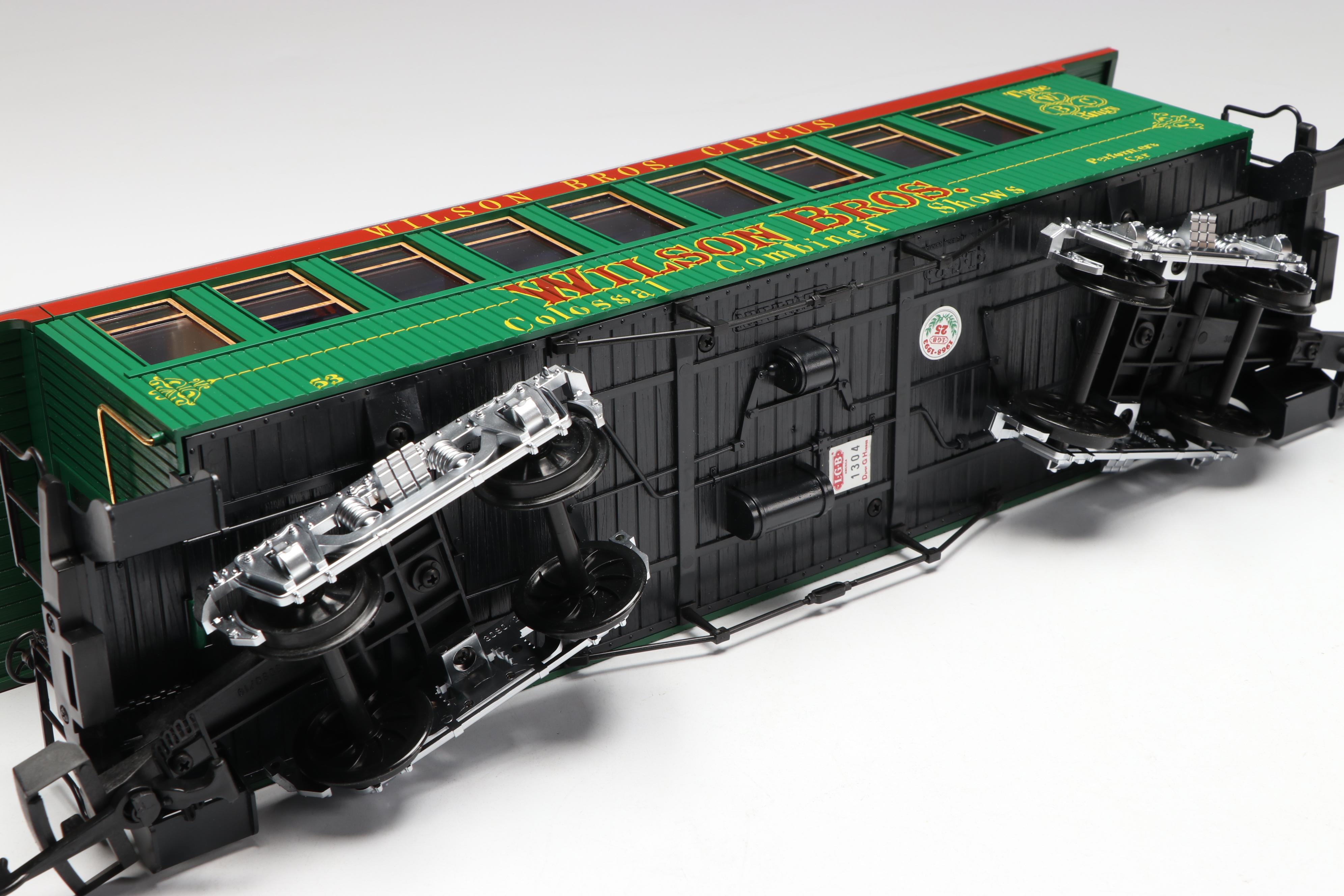 LGB G Scale Wilson Bros. Circus Train Cars with Accessories