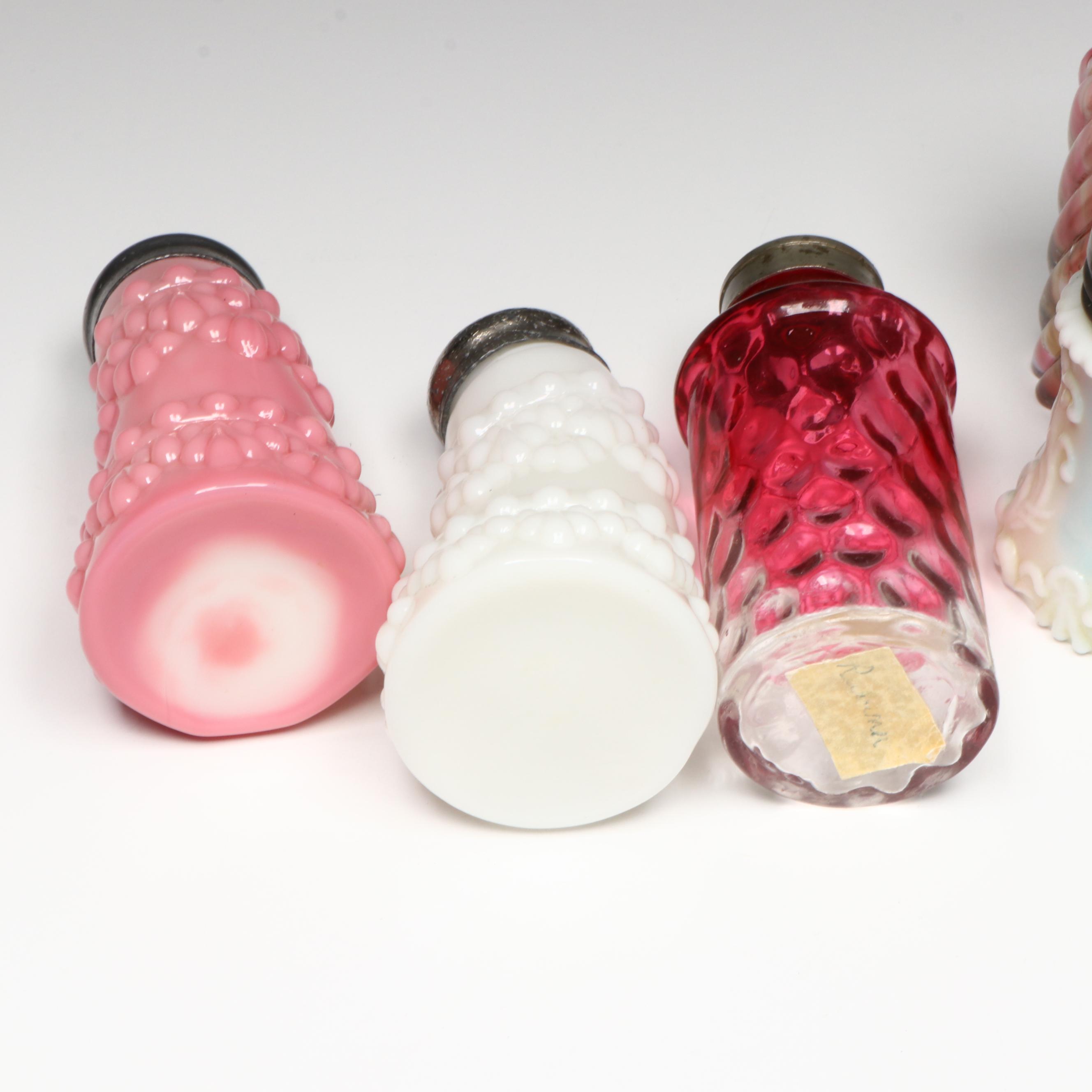 EAPG Yarn and Other Art Glass Salt and Pepper Shakers