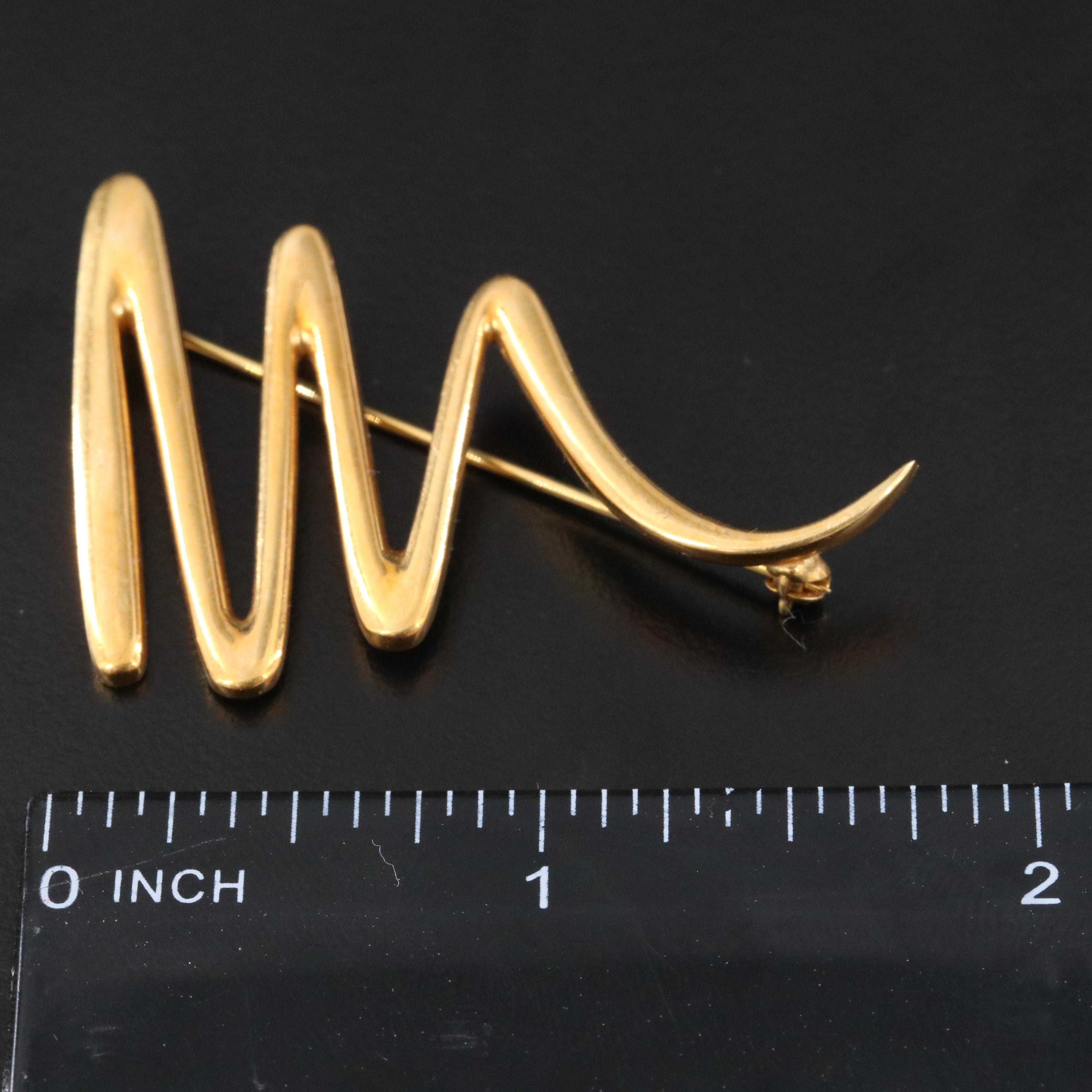 Paloma Picasso for Tiffany & Co. 18K Scribble Brooch