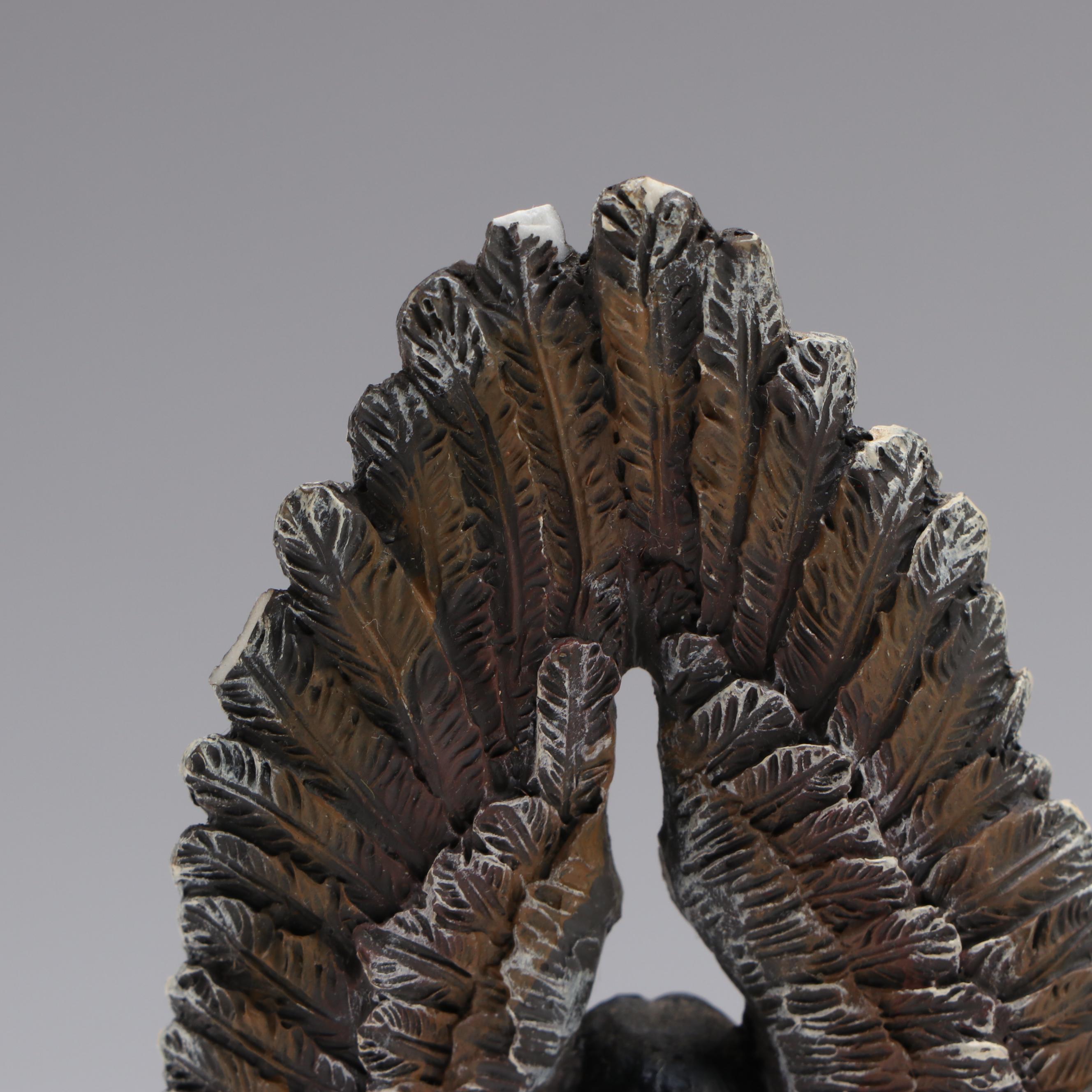 Figural Saddle Mantel Clock with Ceramic Vases and Other Southwest Décor