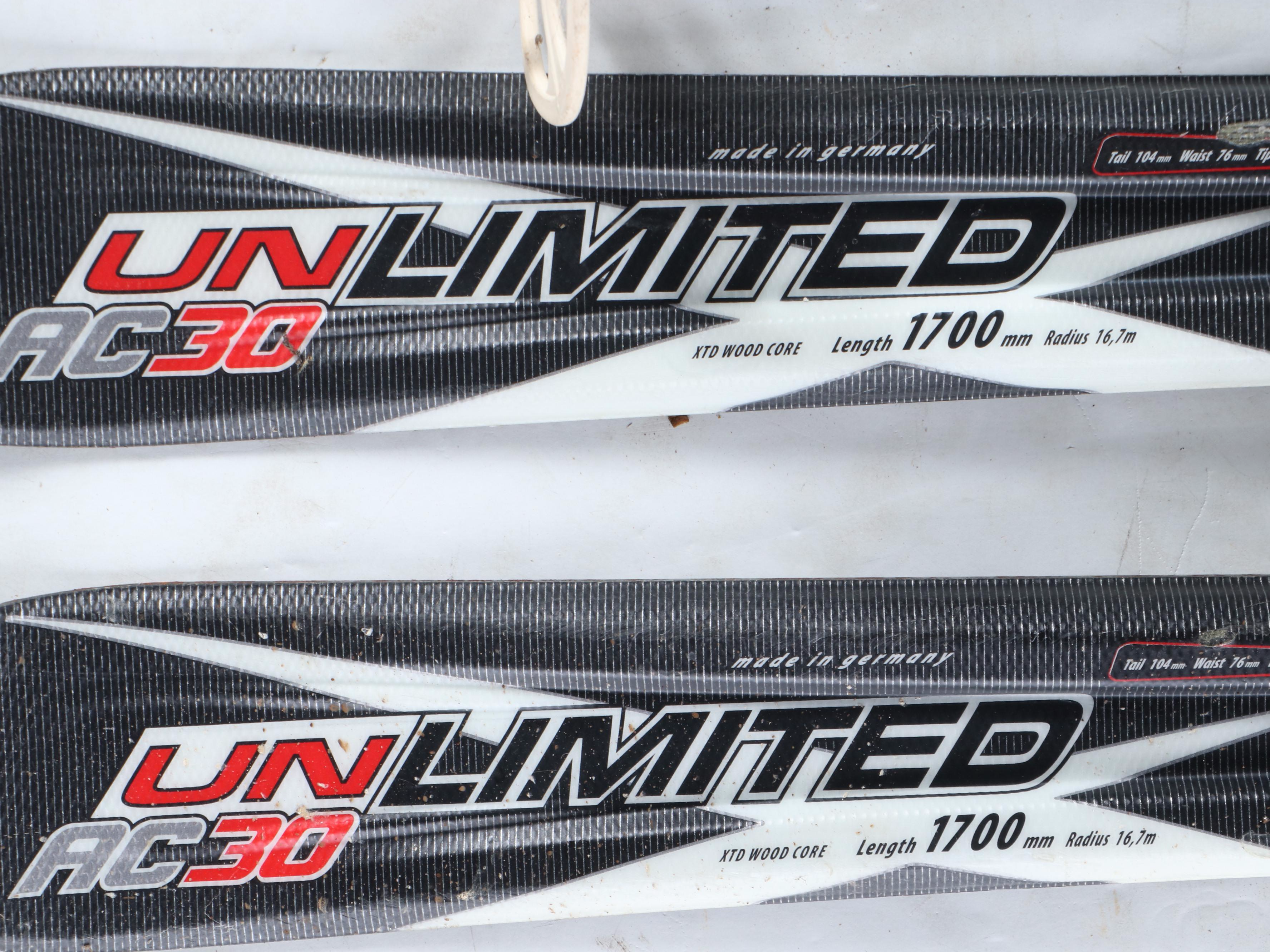 Völkl Unlimited AC30 Skis with Scott Ski Poles