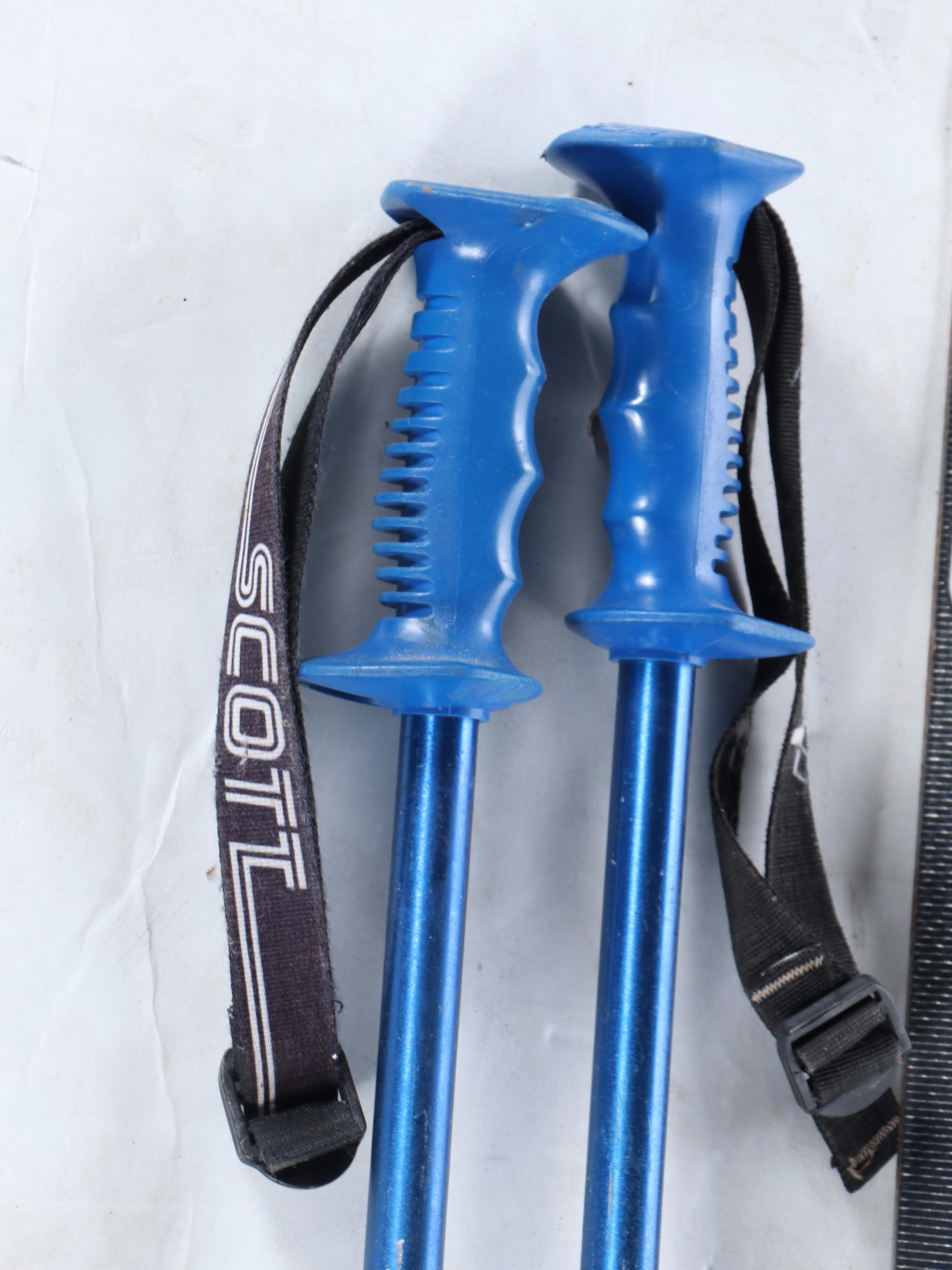 Völkl Unlimited AC30 Skis with Scott Ski Poles