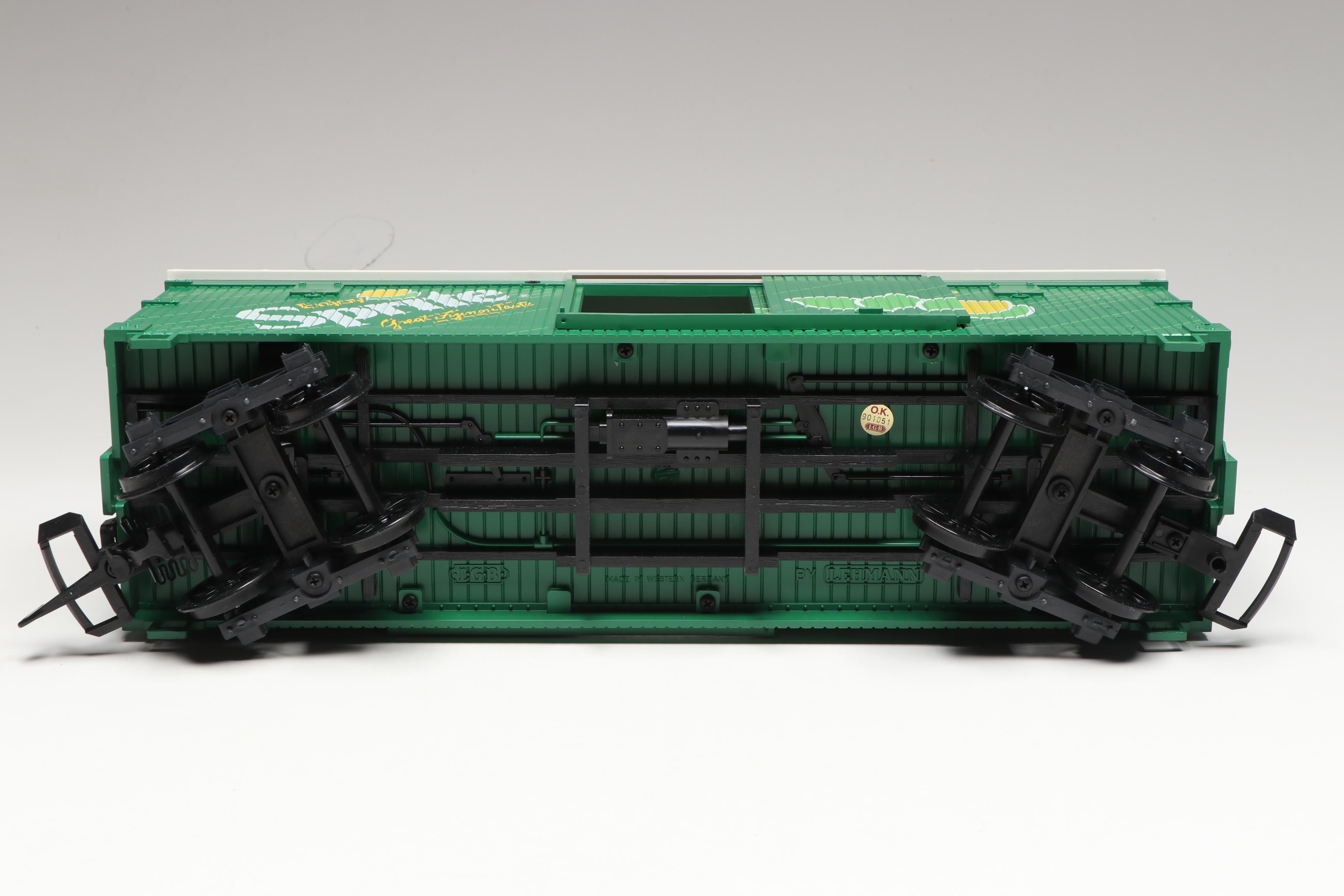 LGB G-Scale 4090 and 4291 Coca-Cola Model Train Cars