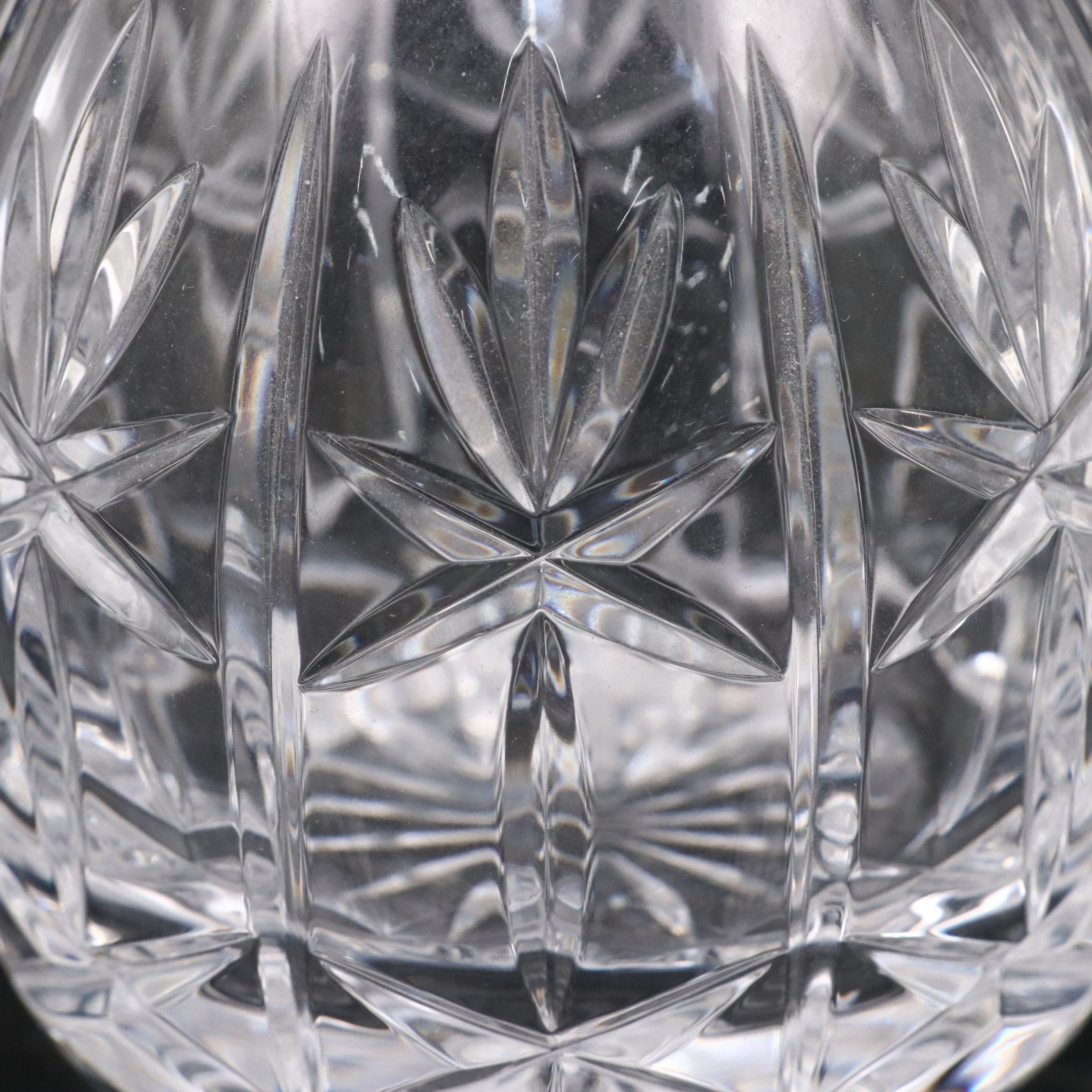 Atlantis "Delray" Decanter and "Bel Air" Double Old Fashioneds with Crystal Jar