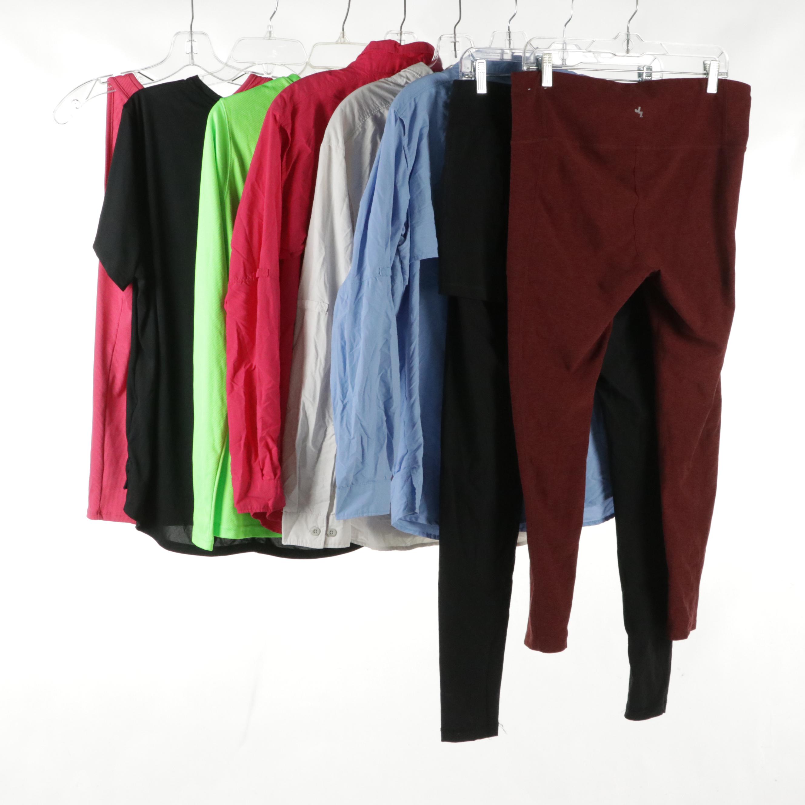 Columbia PFG Long Sleeve Shirts, Nike T-Shirt, Under Armour Tank Top & More