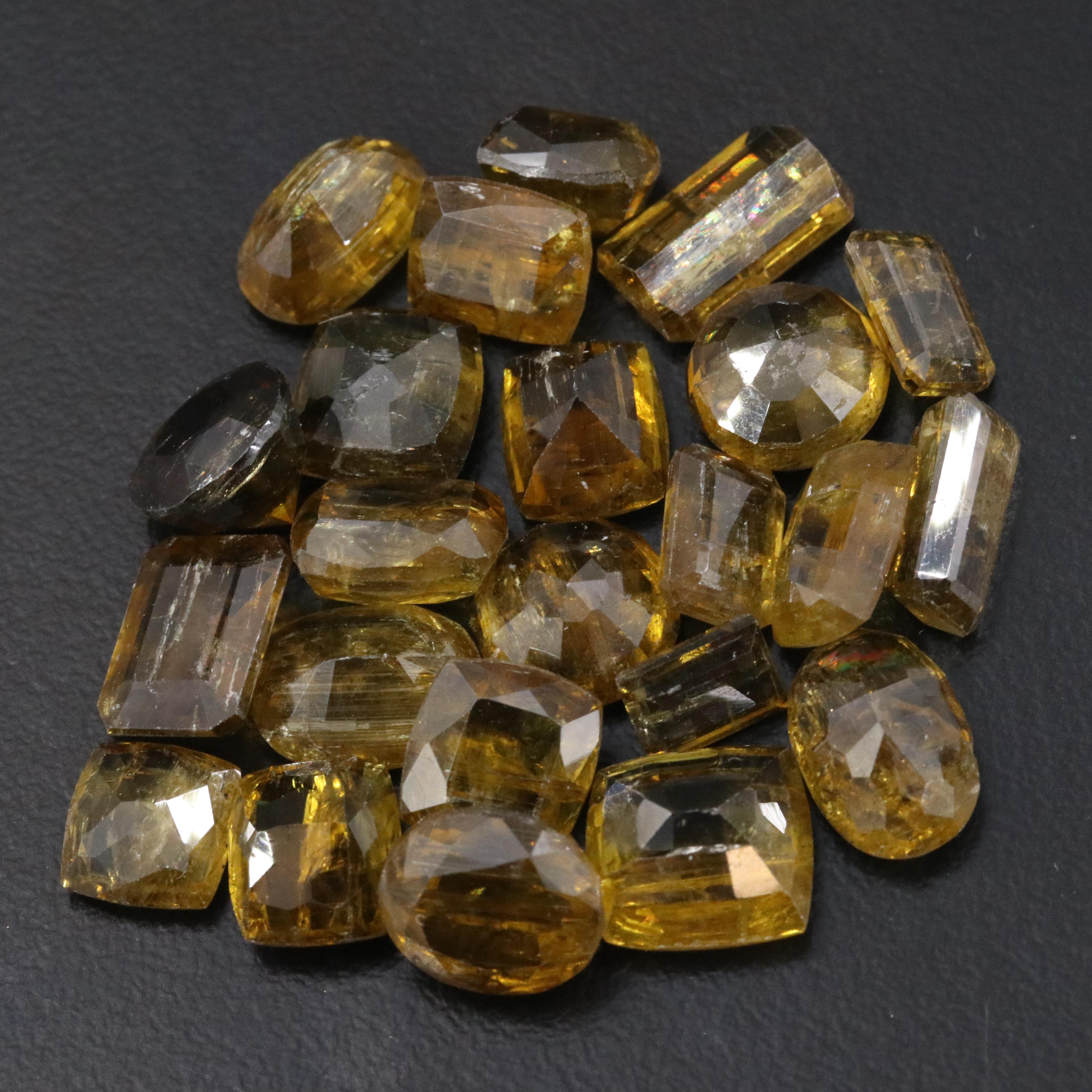 Loose 52.23 CTW Epidote Lot