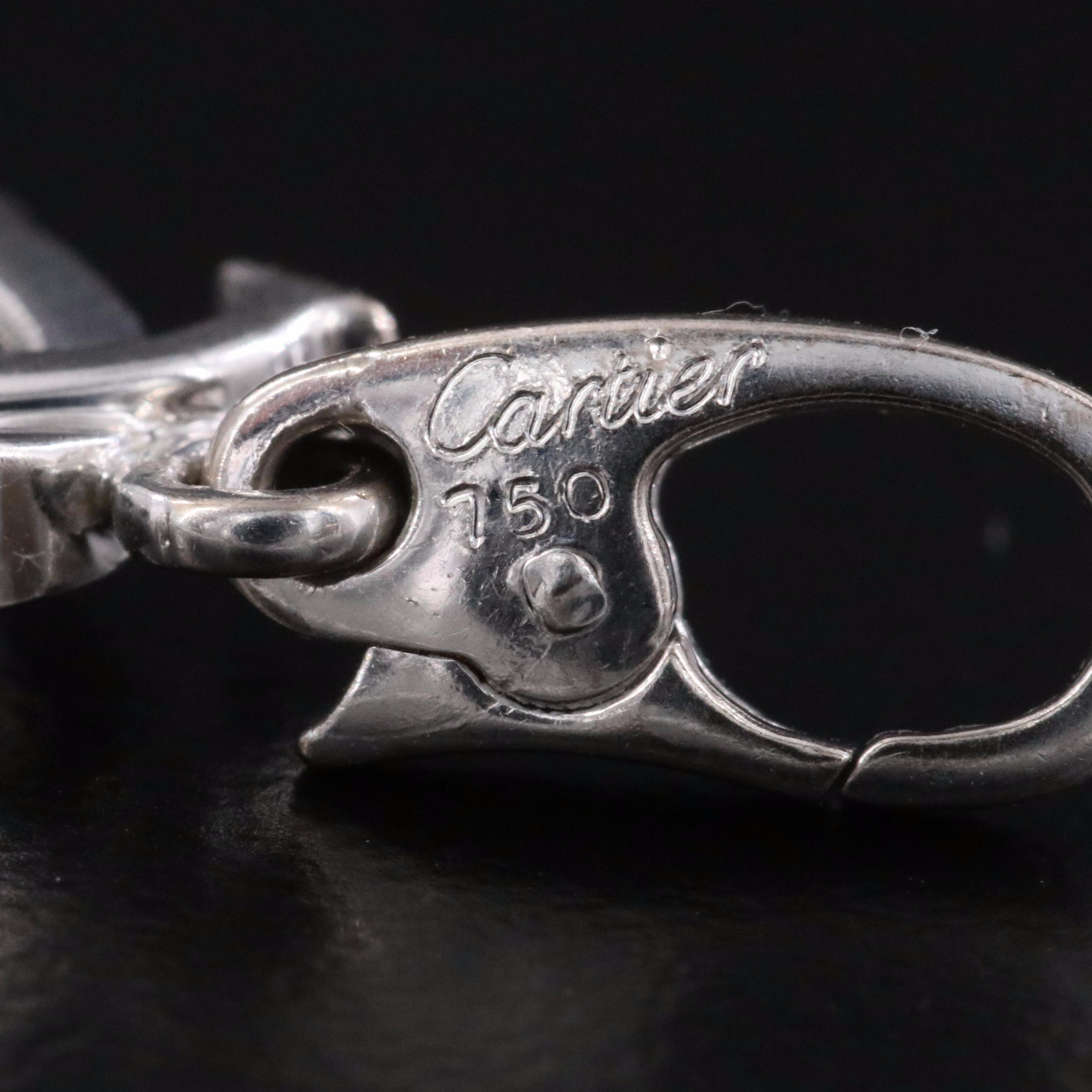 Cartier 18K Double C de Cartier Logo Charm