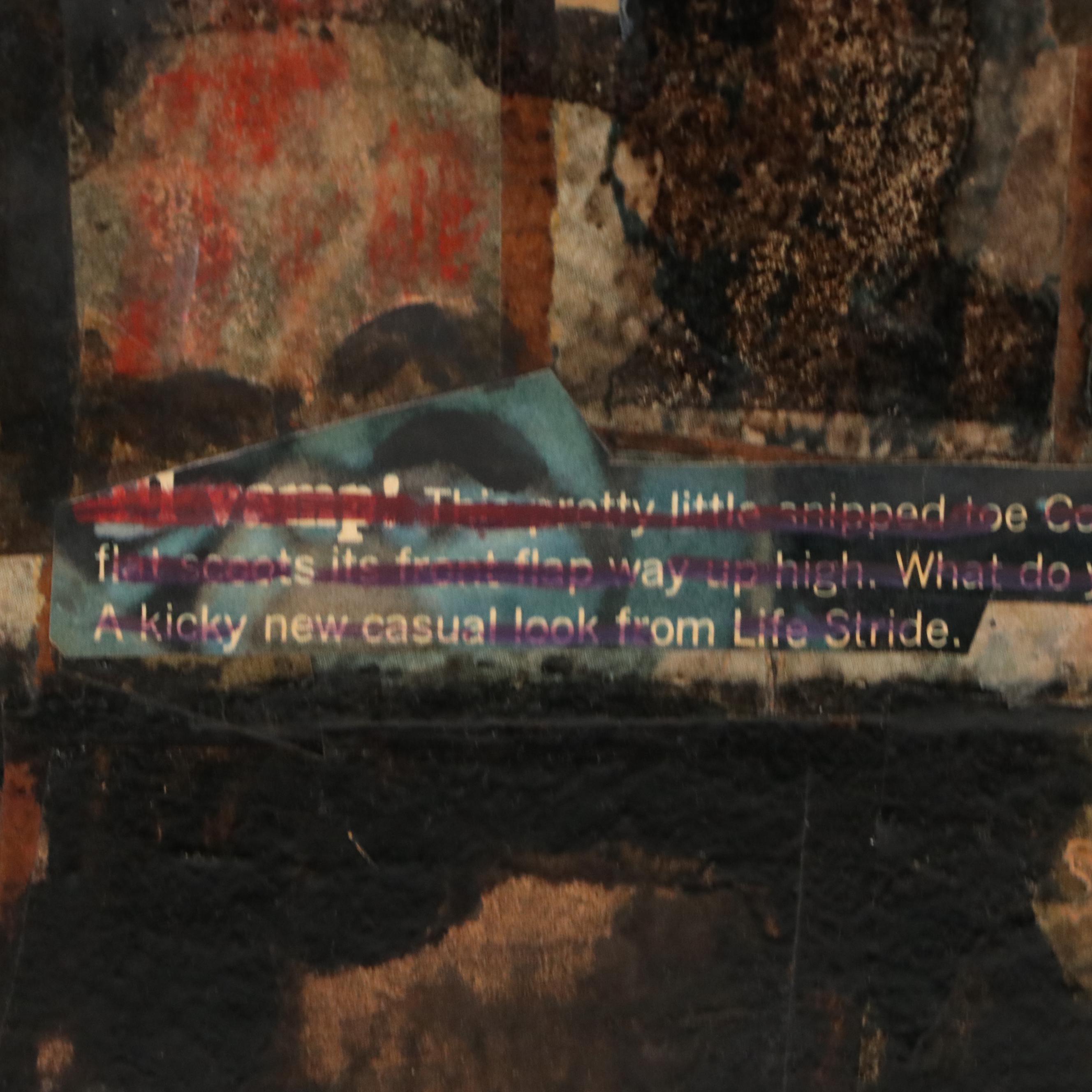 Anne Shifton Abstract New York City Landscape Mixed Media Painting