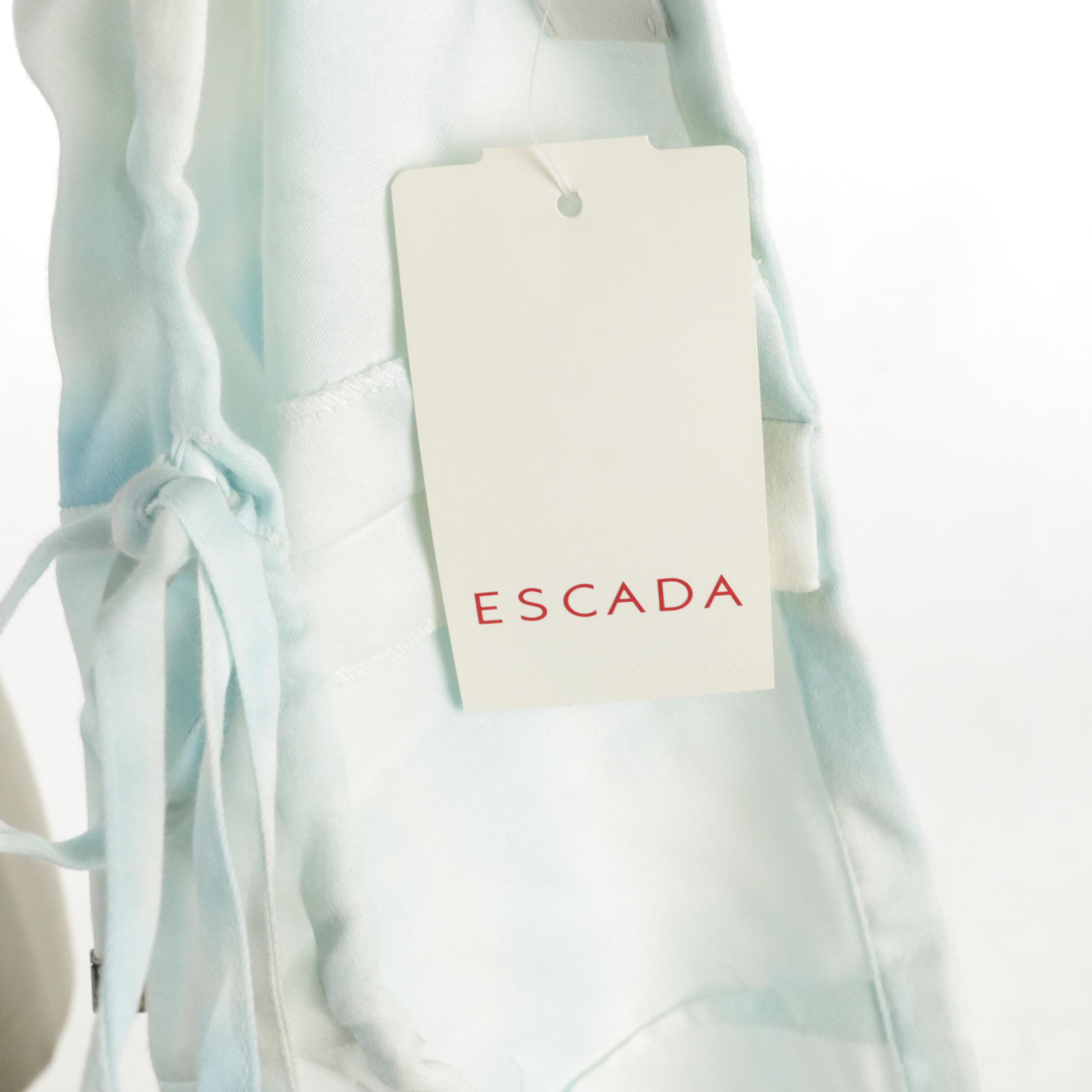 ETRO Printed Top and Escada Tropical Print Cotton Drawstring Pants with Tags