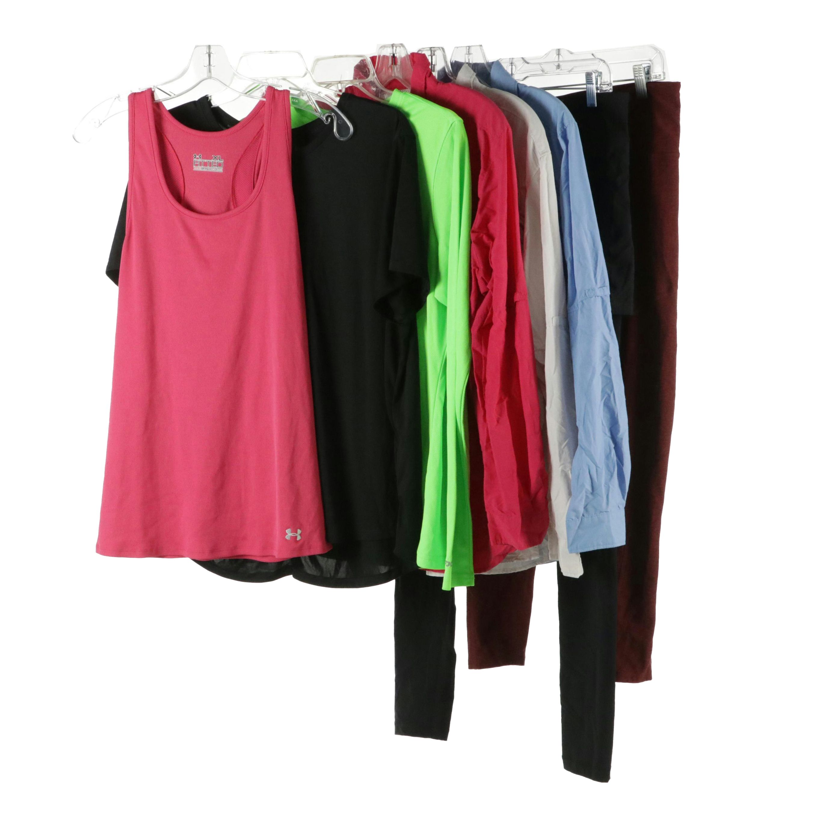 Columbia PFG Long Sleeve Shirts, Nike T-Shirt, Under Armour Tank Top & More