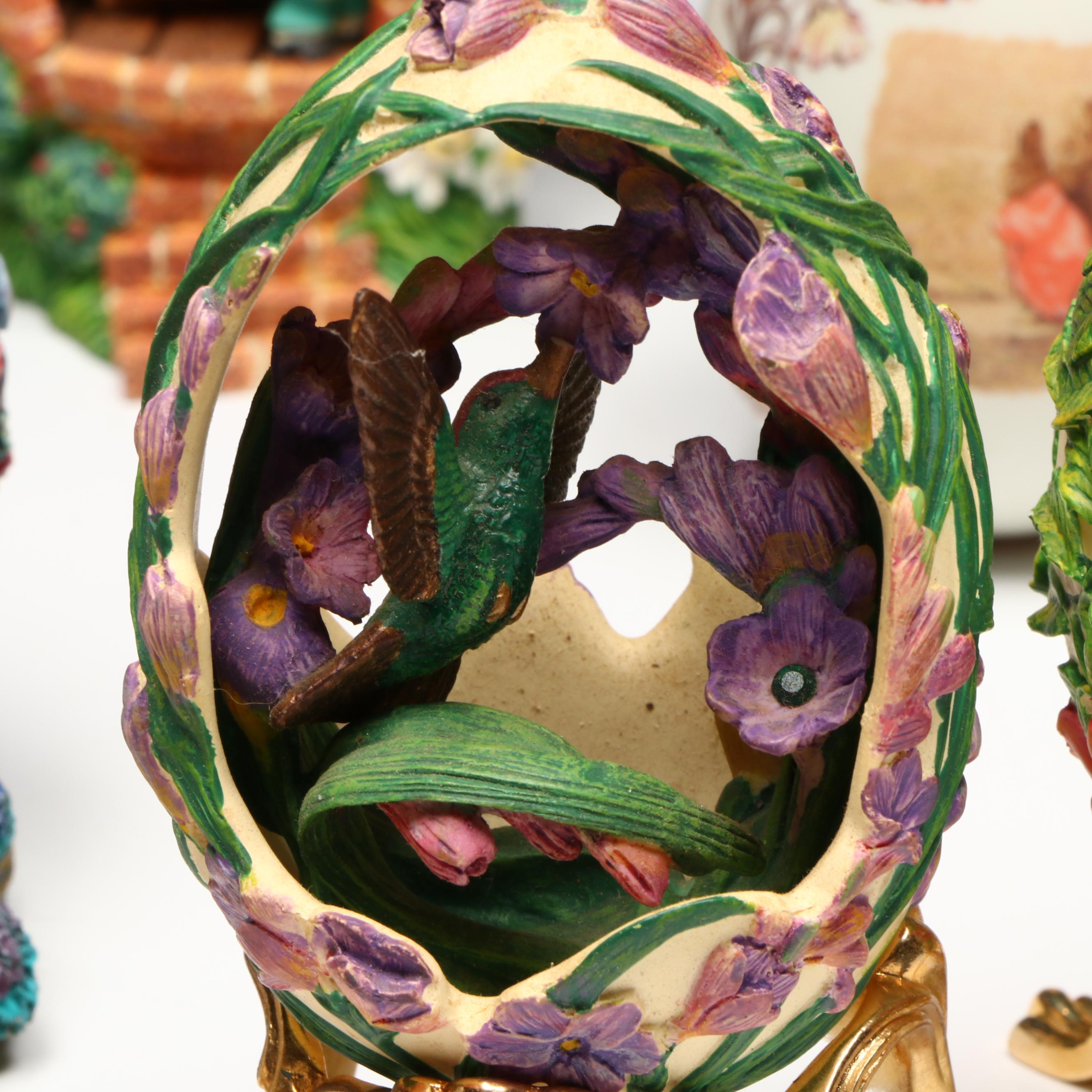 Lenox, Princeton Gallery, and More Decorative Porcelain and Resin Eggs