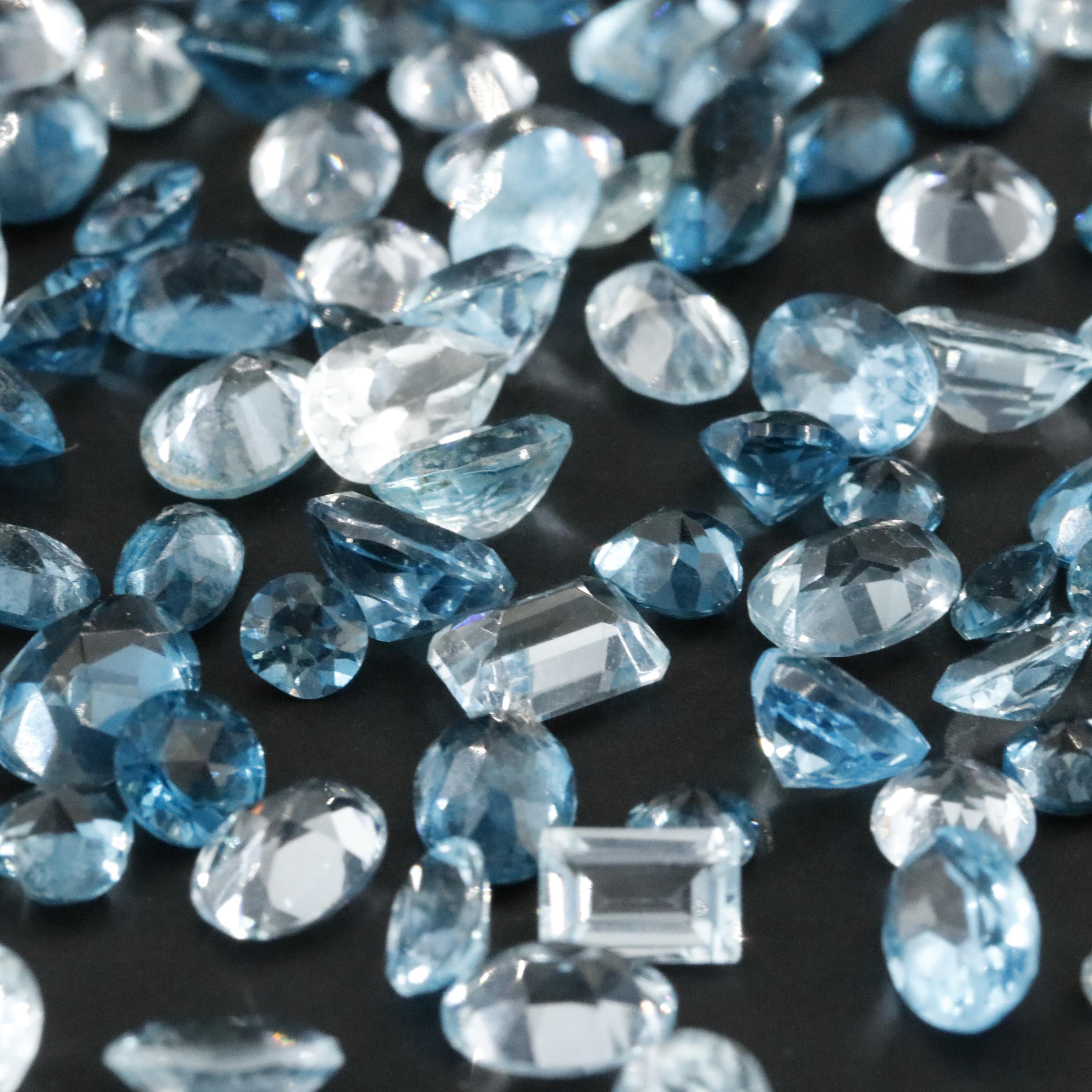 Loose 122.56 CTW Topaz Lot