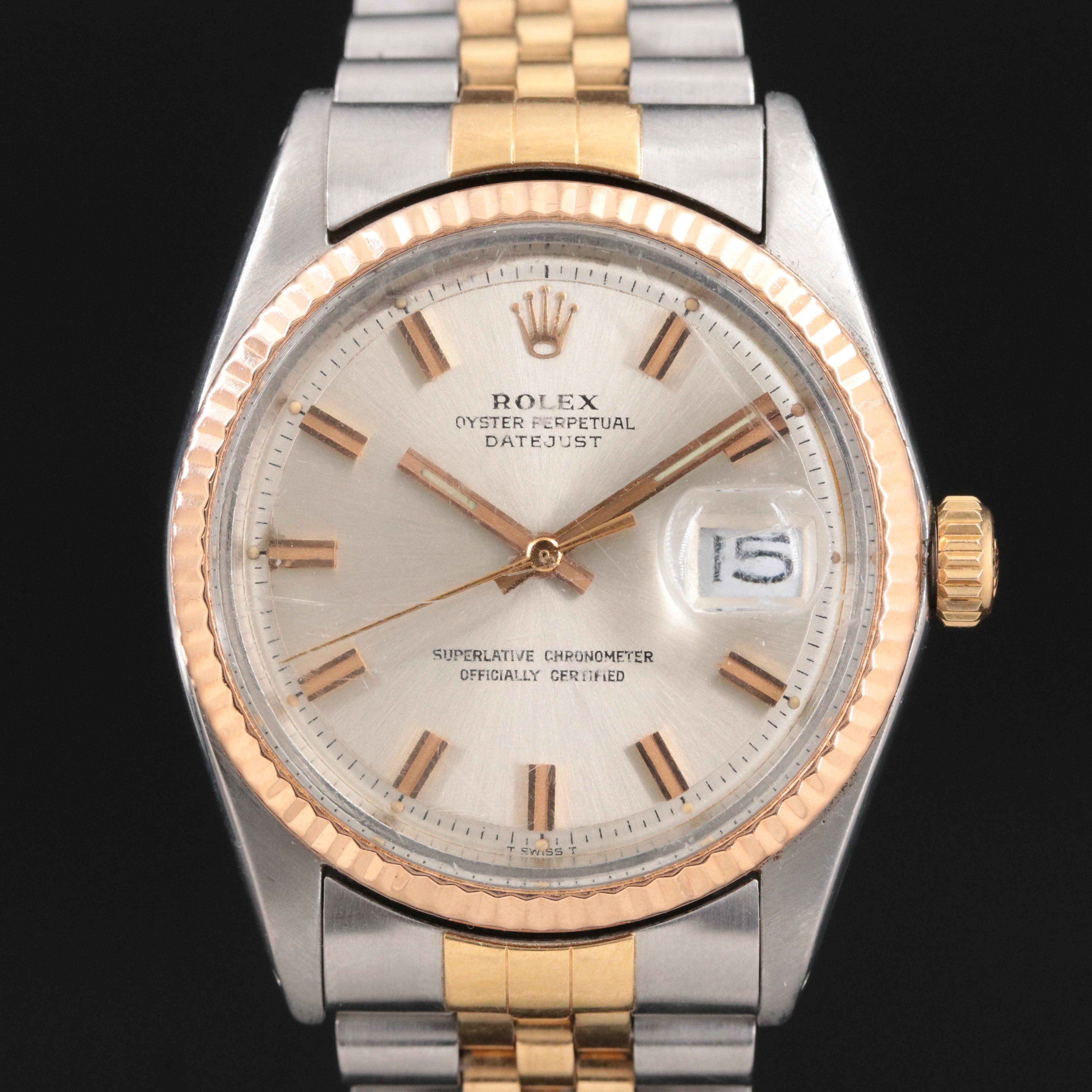 Rolex Datejust 1601 Watch c.1974