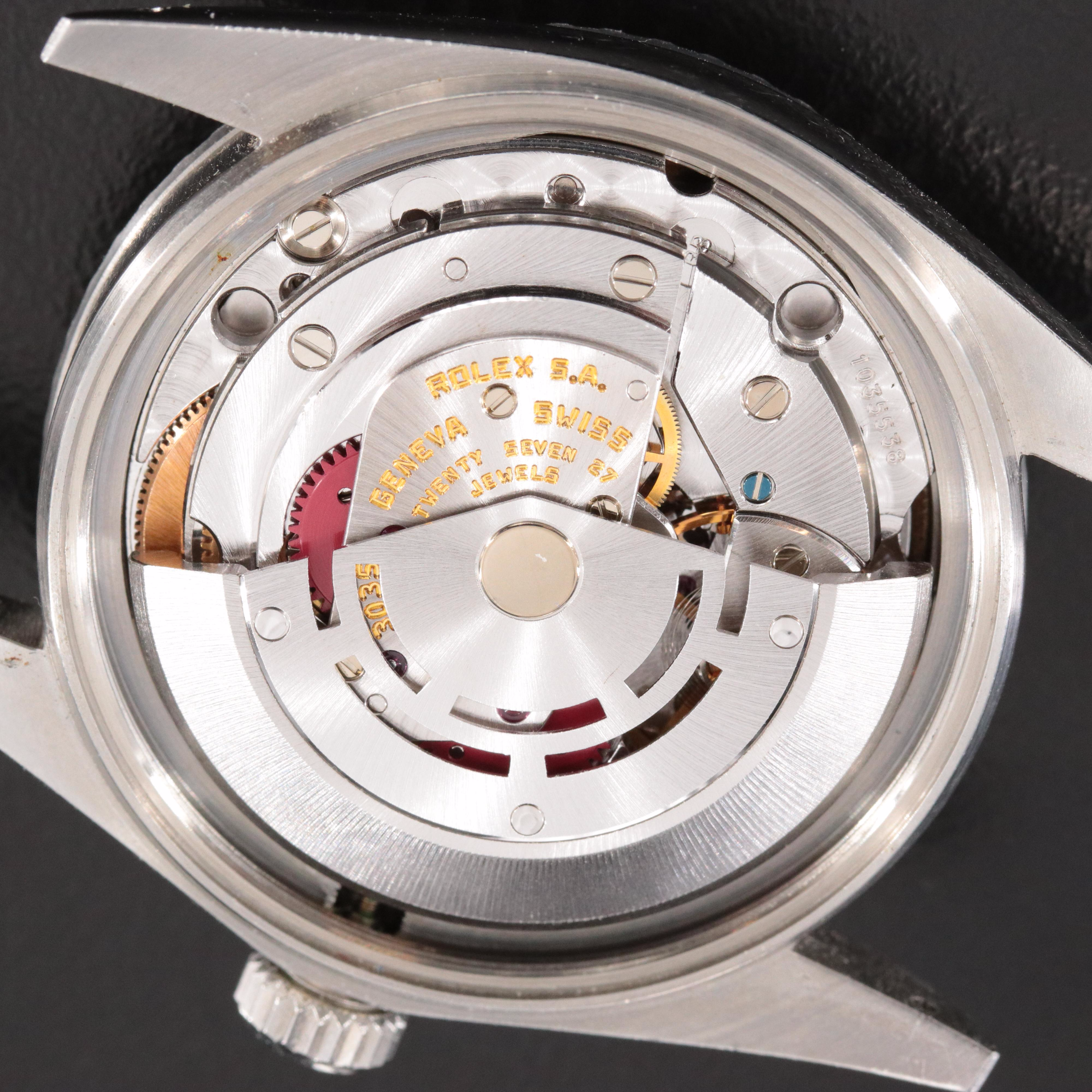 1983 Rolex Datejust Engine Turned Bezel Steel Watch