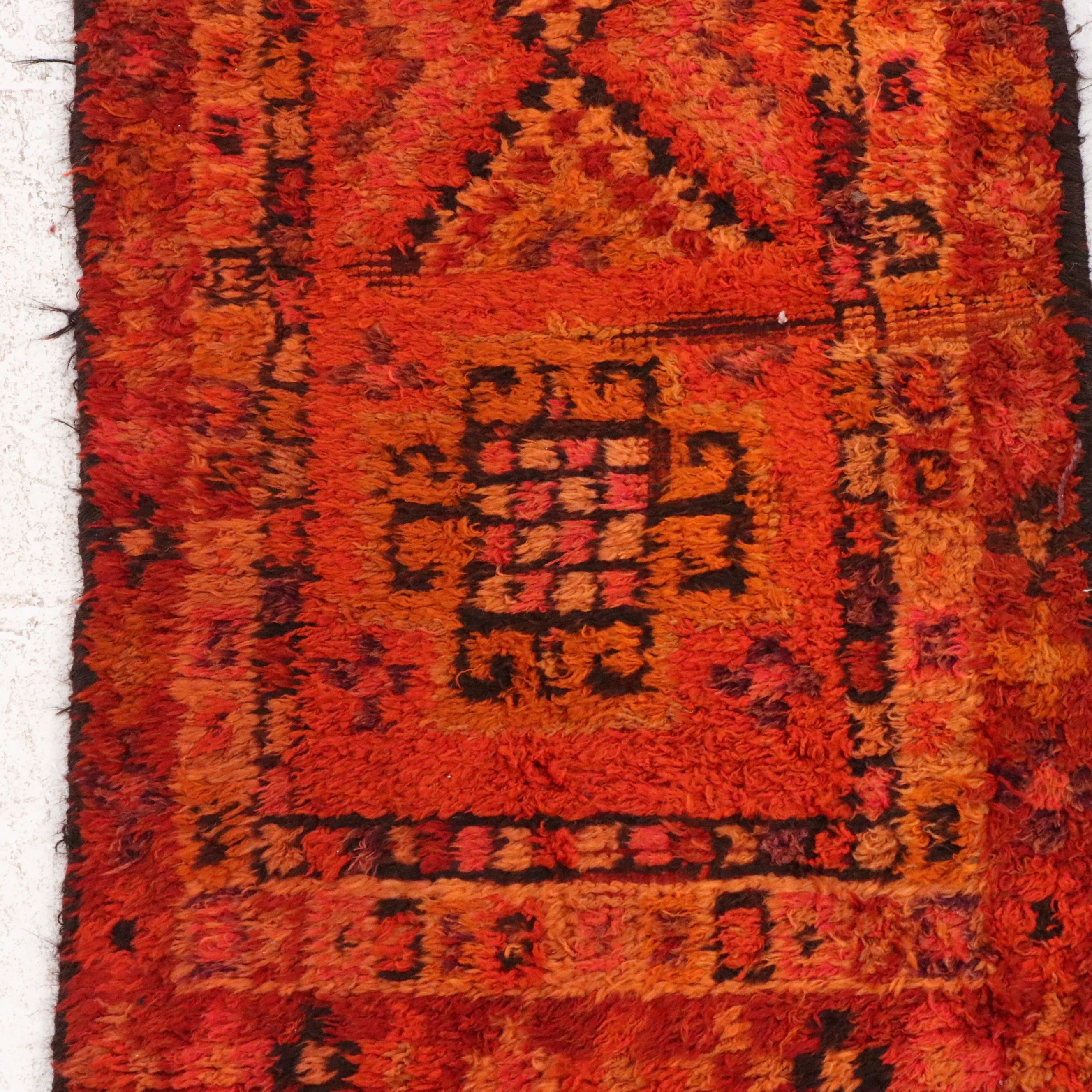 2'8 x 10'10 Hand-Knotted Turkish Village Carpet Runner
