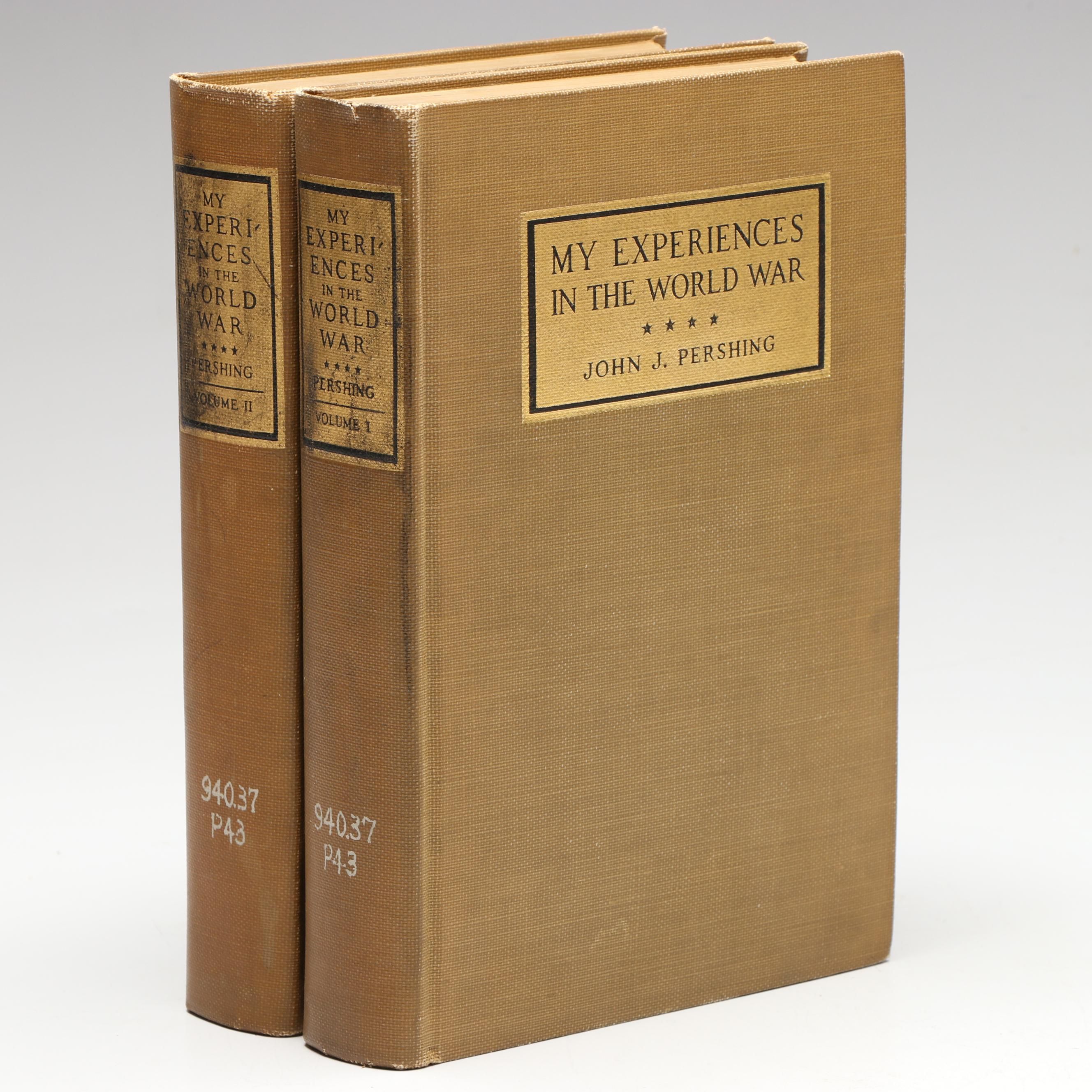 Author's Autograph Edition "My Experiences in the World War" by John J. Pershing