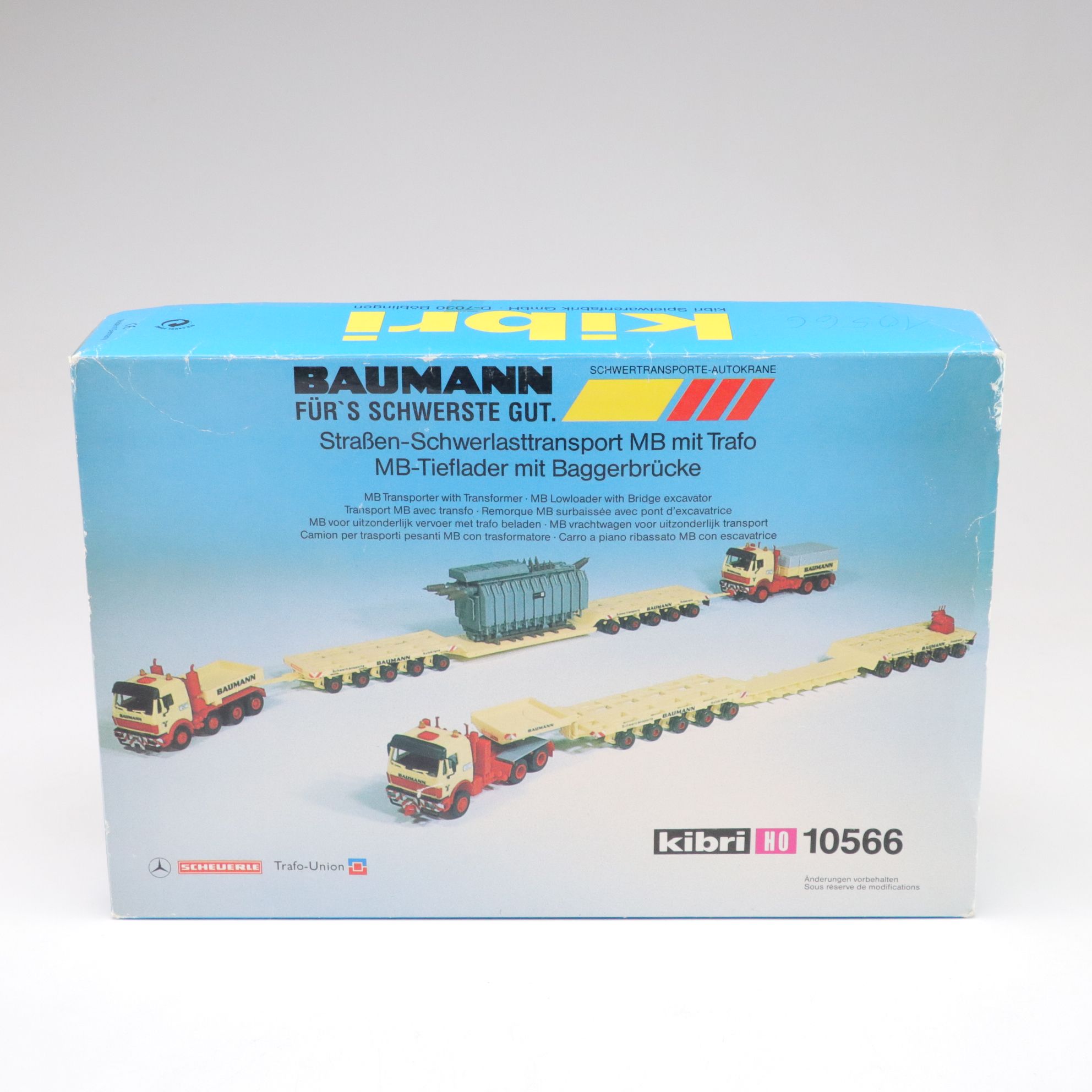 Ten Kibri HO Scale Model Construction and Work Trucks