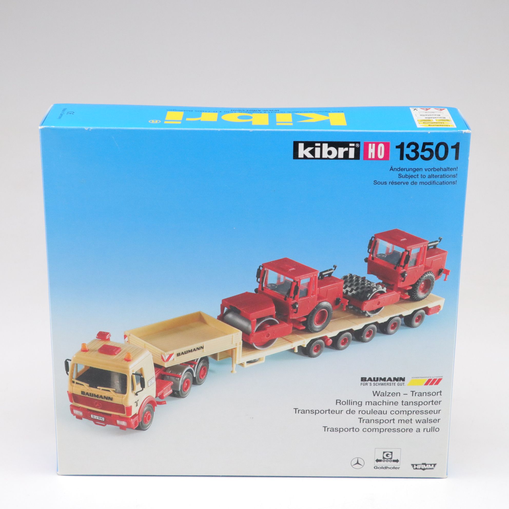 Ten Kibri HO Scale Model Construction and Work Trucks