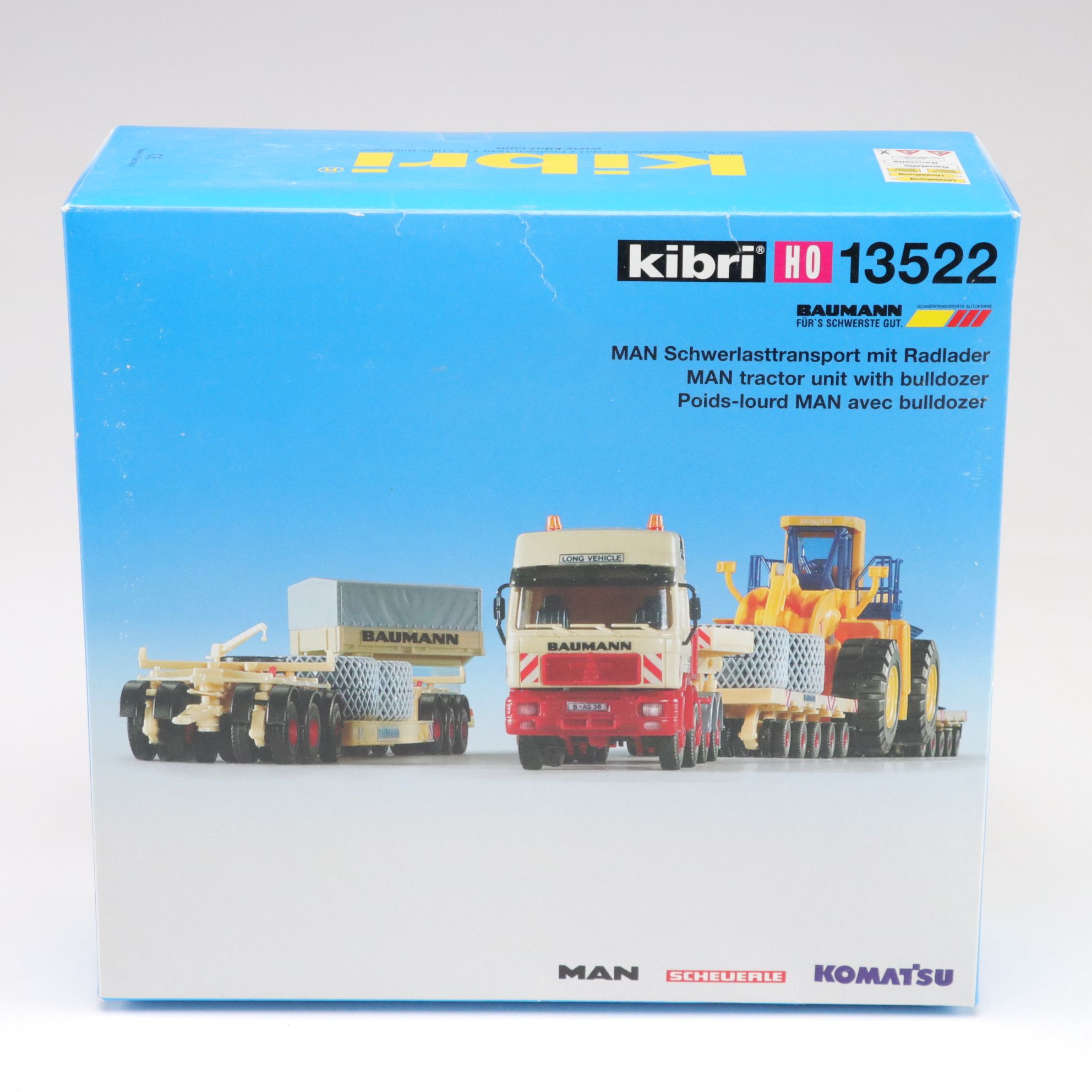 Ten Kibri HO Scale Model Construction and Work Trucks