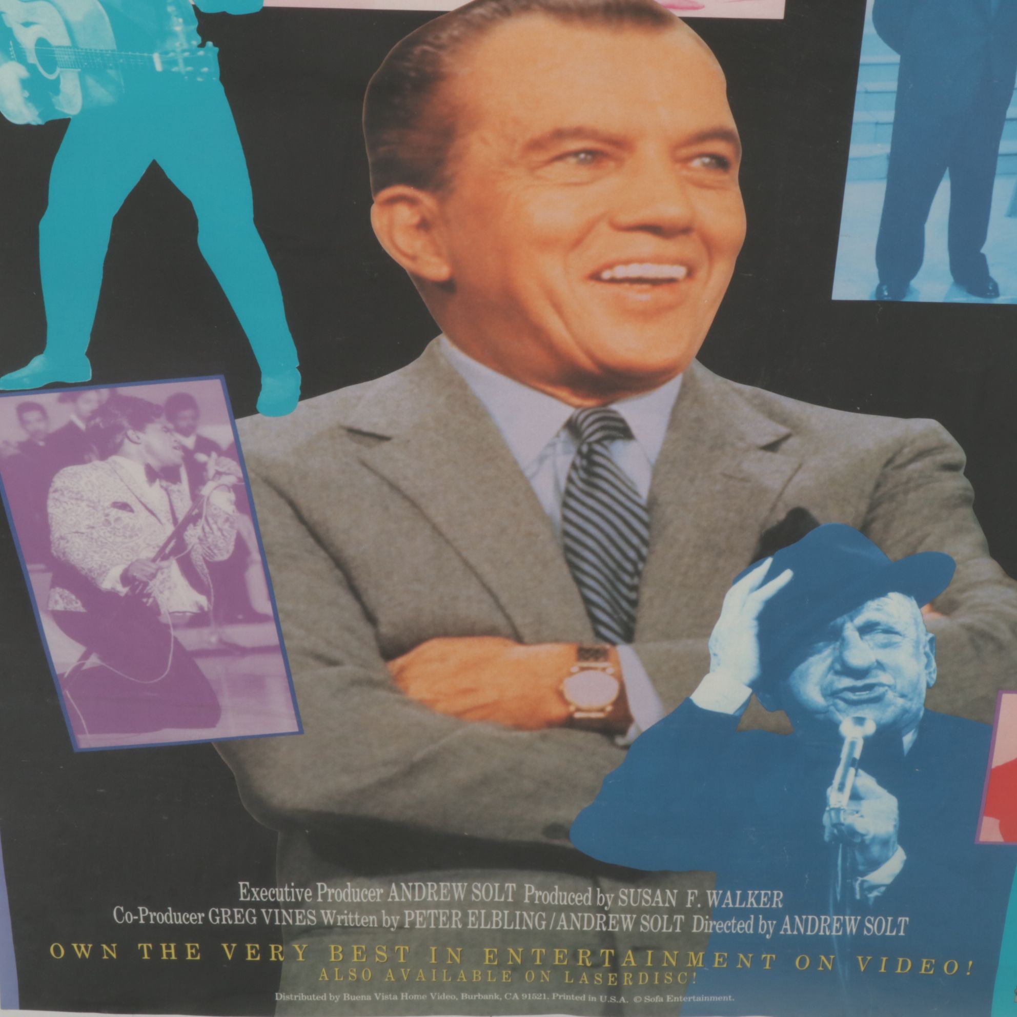 Advertising Poster for VHS and Laserdisc Release of "The Ed Sullivan Show", 1992