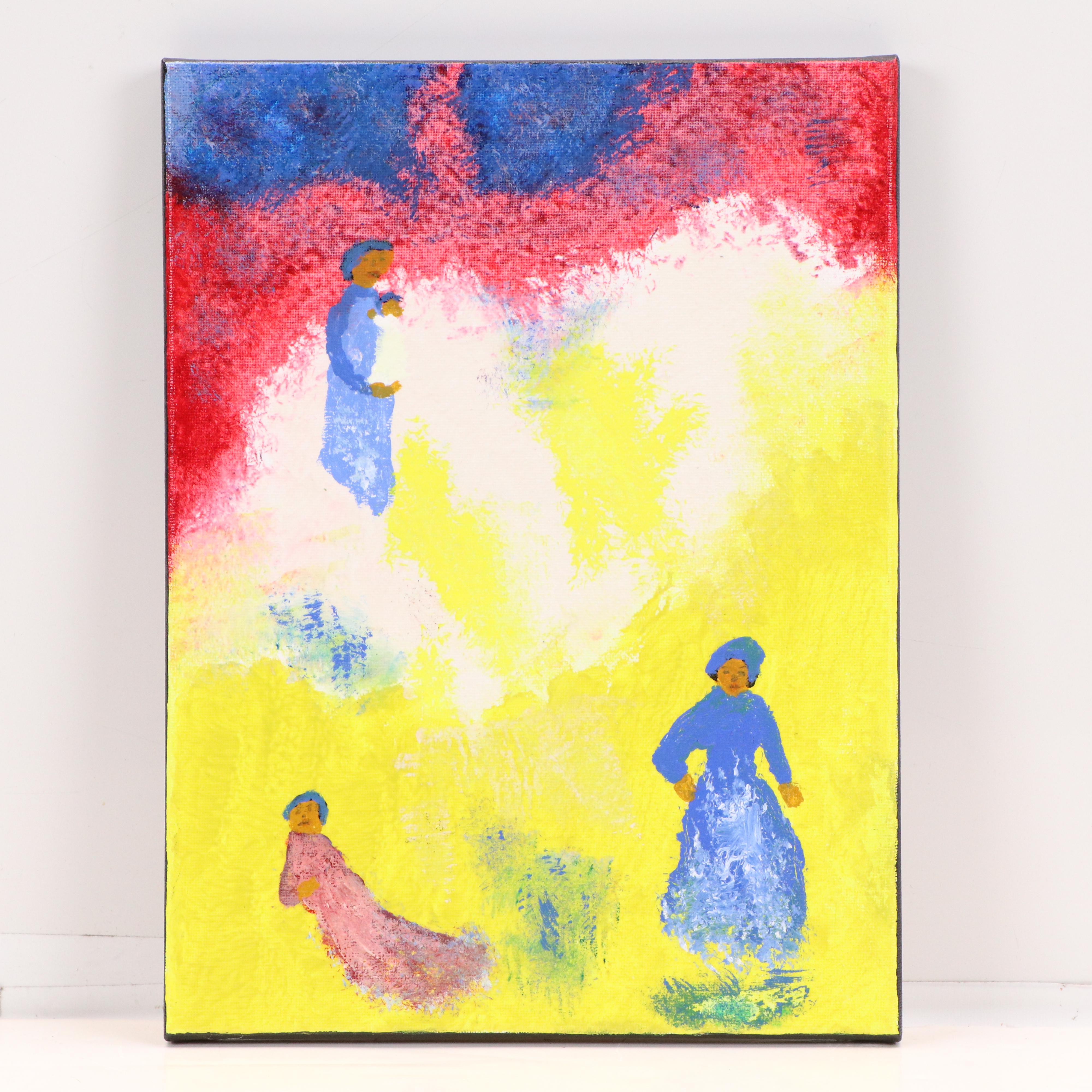 R. Balsbaugh Stylized Acrylic Paintings of Campfire and More, 2025