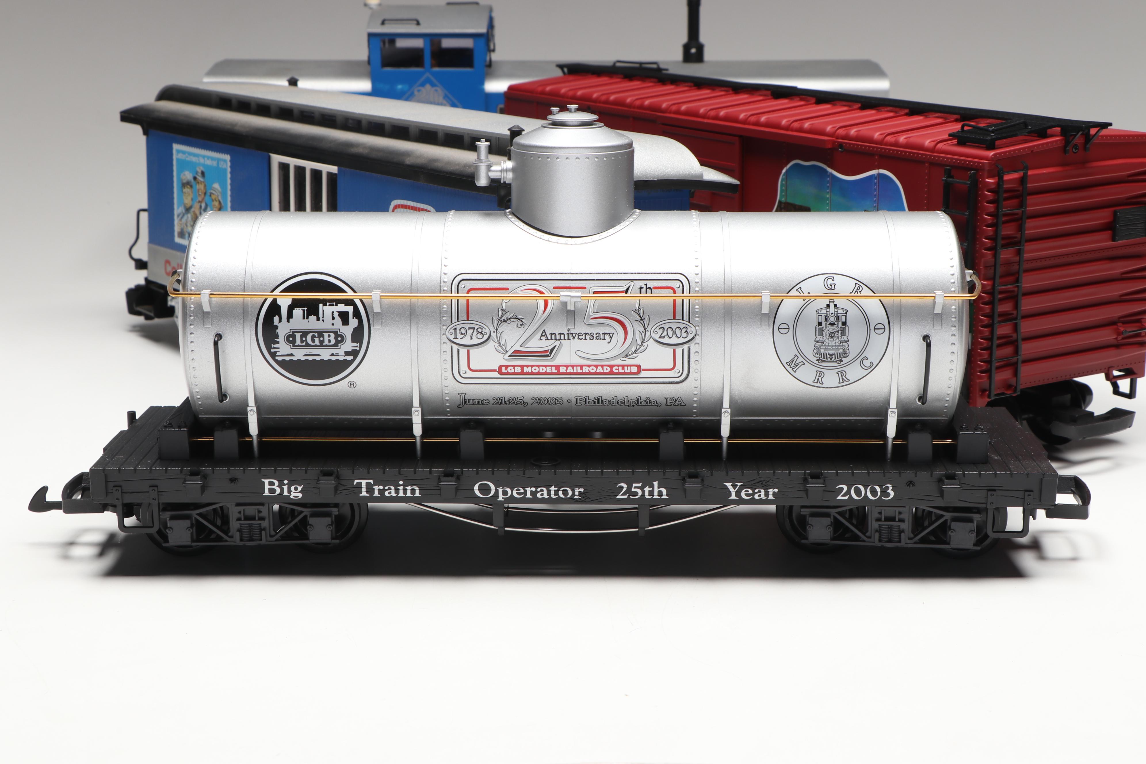 LGB G Scale 42918 2010 Club Boxcar, U.S. Postal Service Car and More