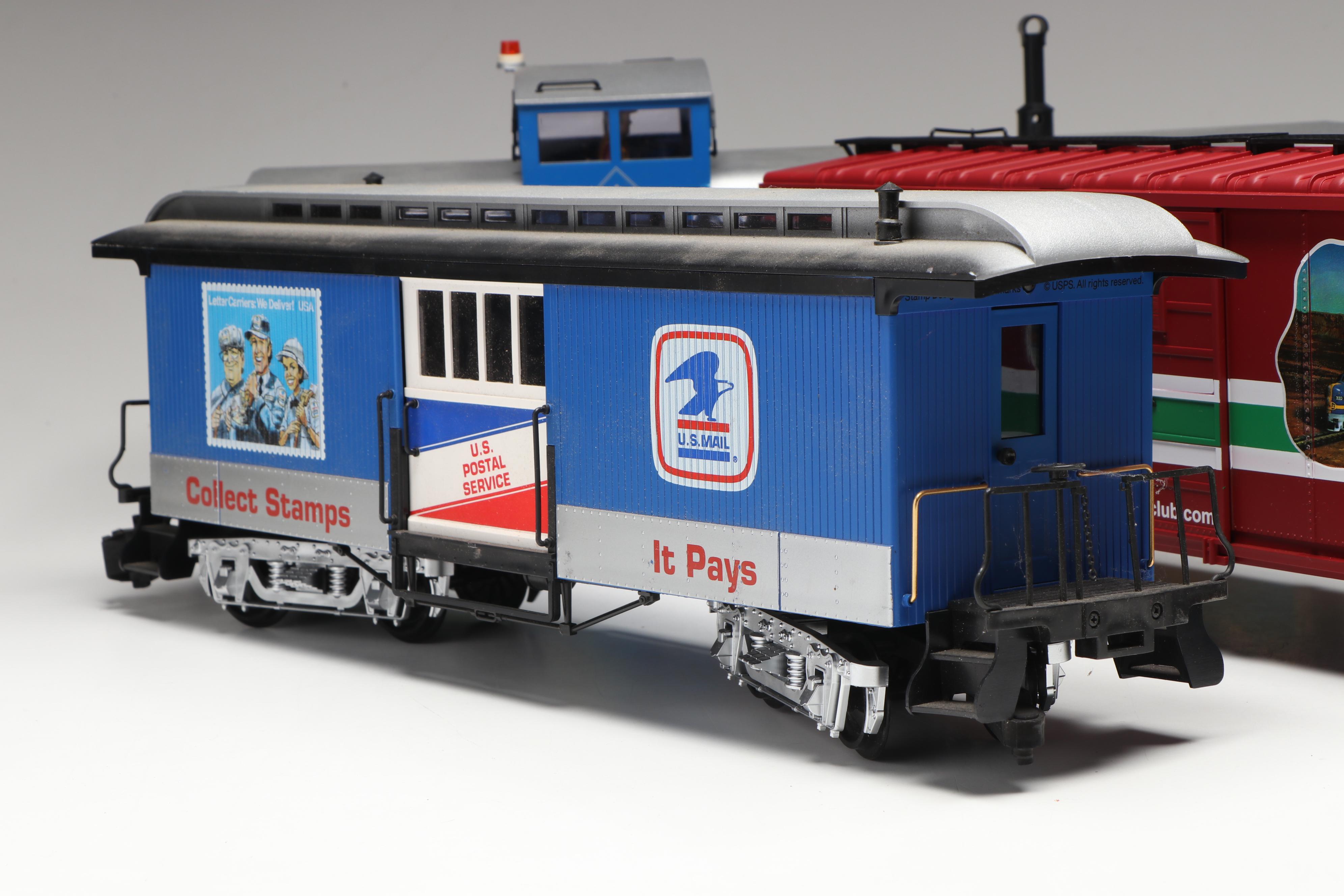 LGB G Scale 42918 2010 Club Boxcar, U.S. Postal Service Car and More