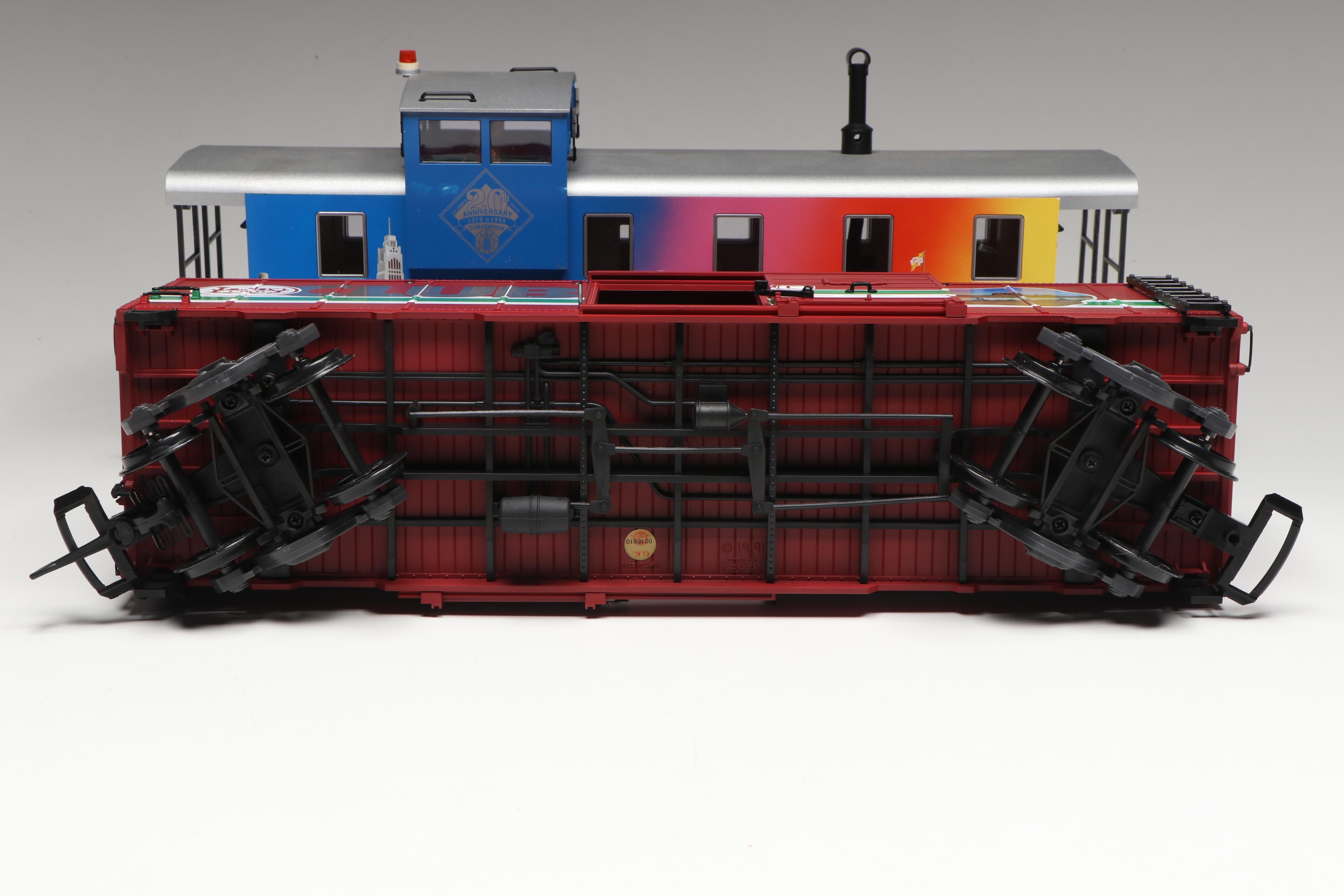 LGB G Scale 42918 2010 Club Boxcar, U.S. Postal Service Car and More