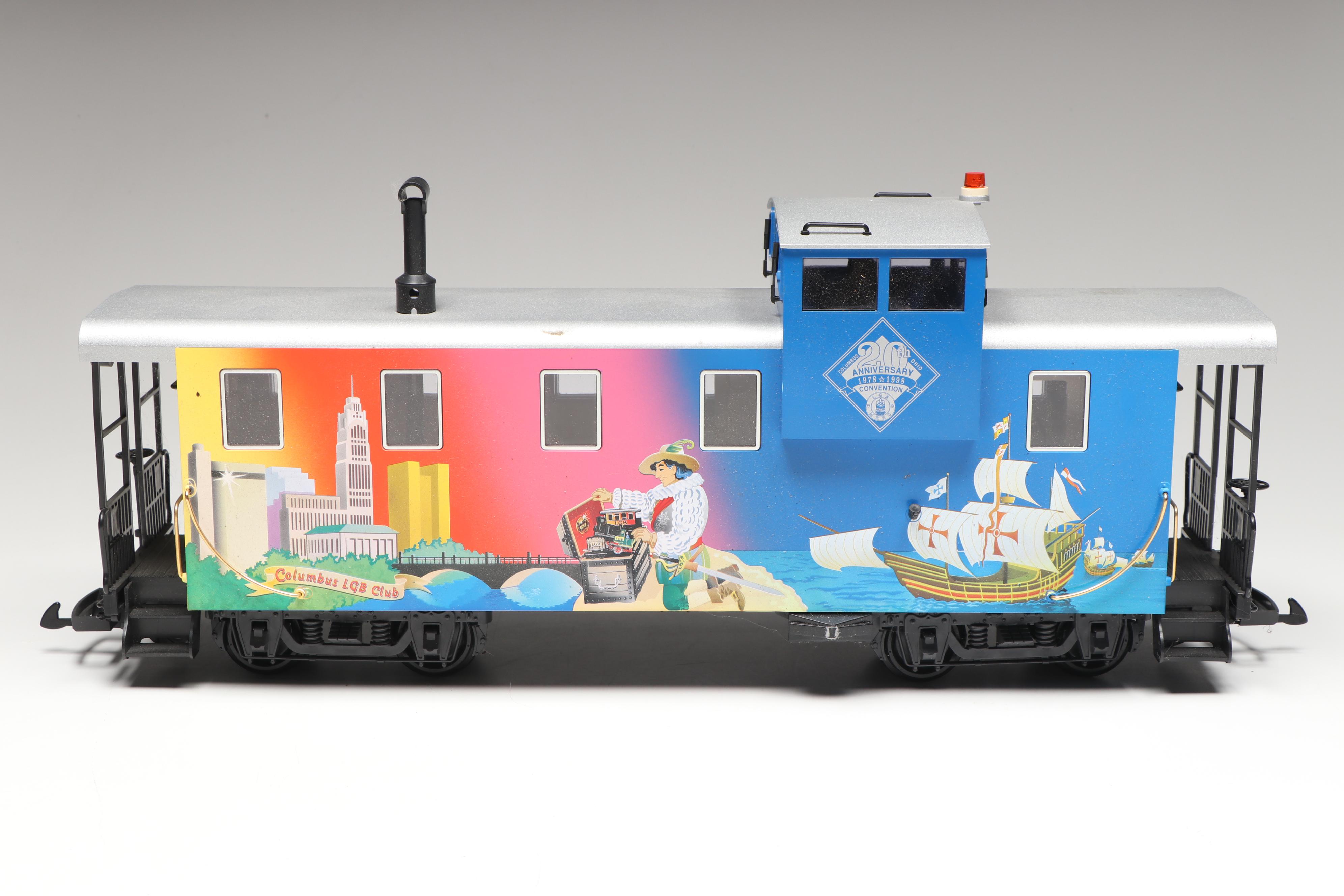 LGB G Scale 42918 2010 Club Boxcar, U.S. Postal Service Car and More