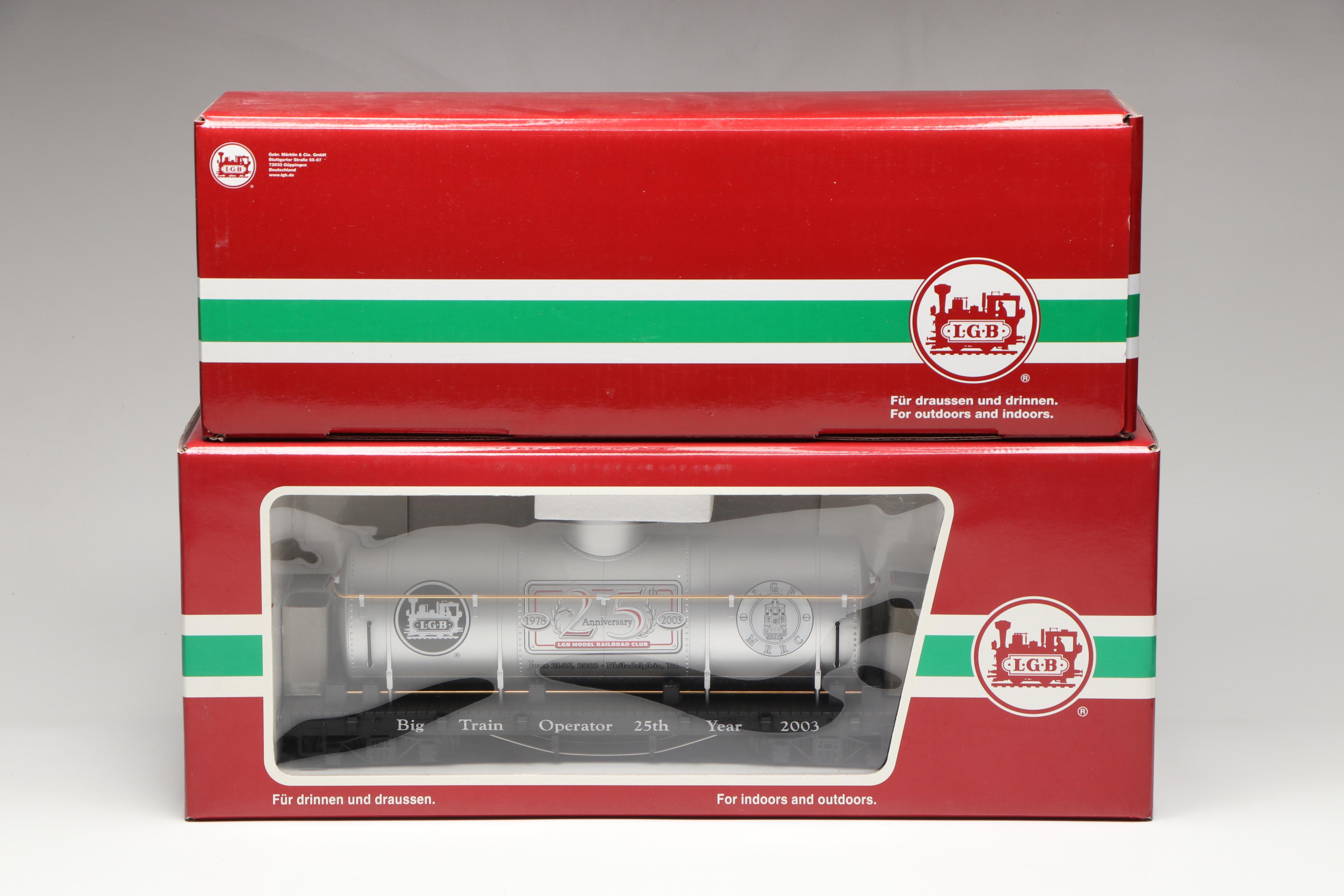 LGB G Scale 42918 2010 Club Boxcar, U.S. Postal Service Car and More