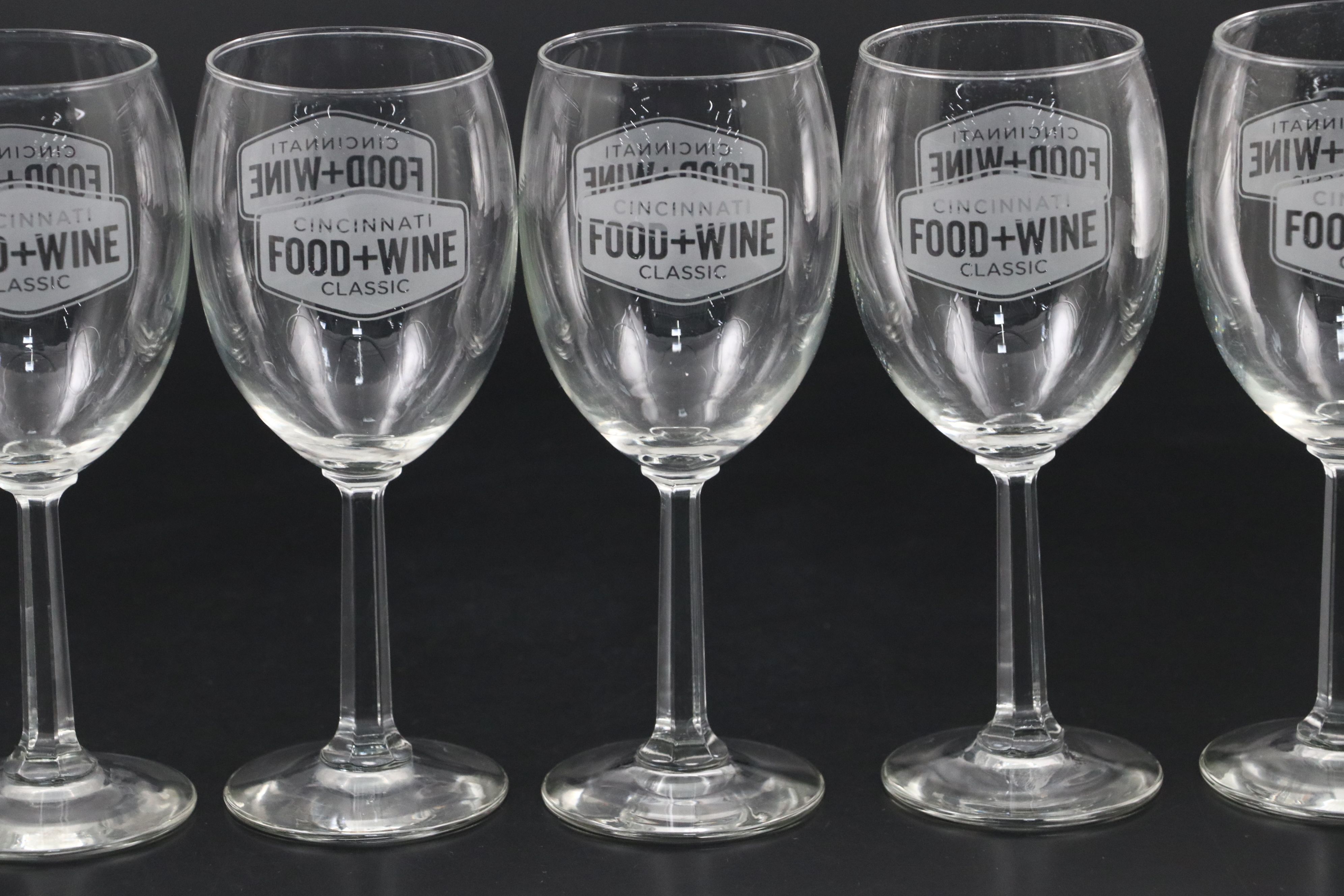 Libbey Cincinnati Food + Wine Classic Glass Goblets