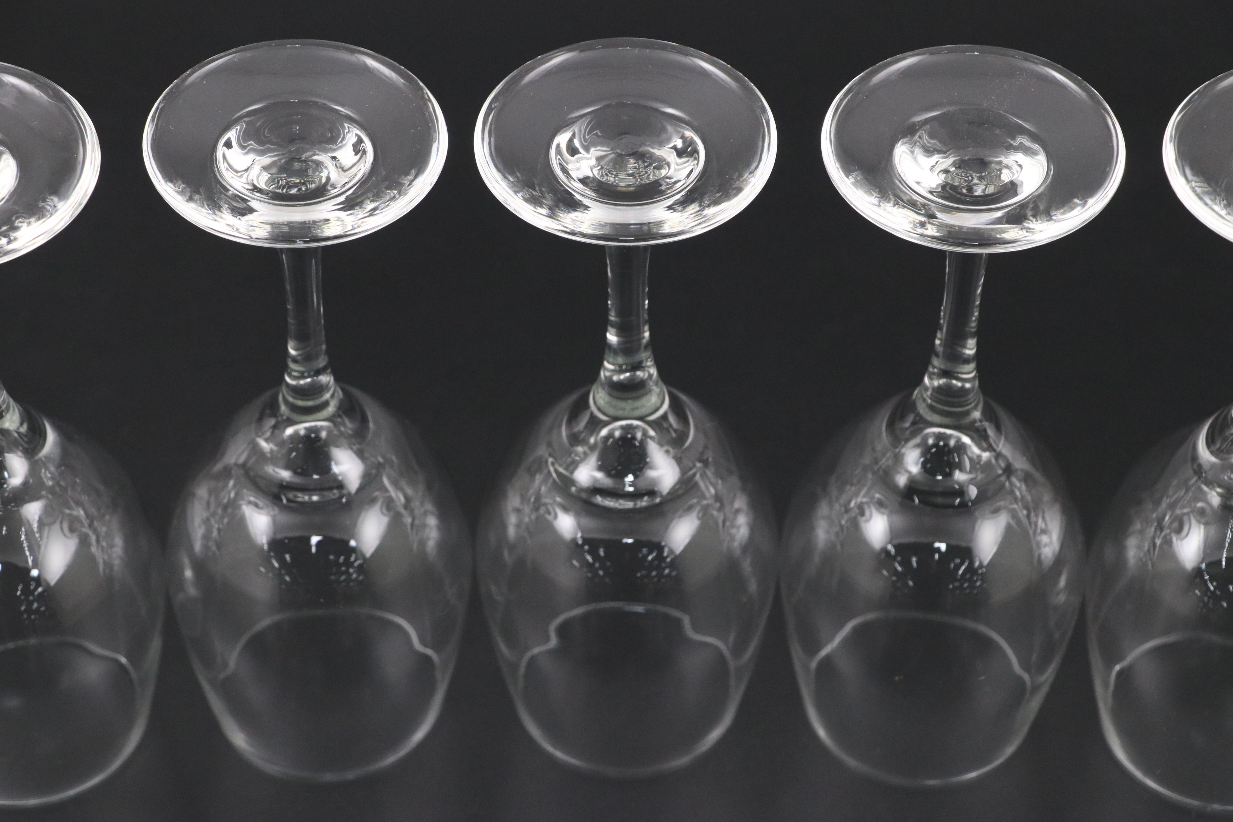 Libbey "Perception" Glass Goblets