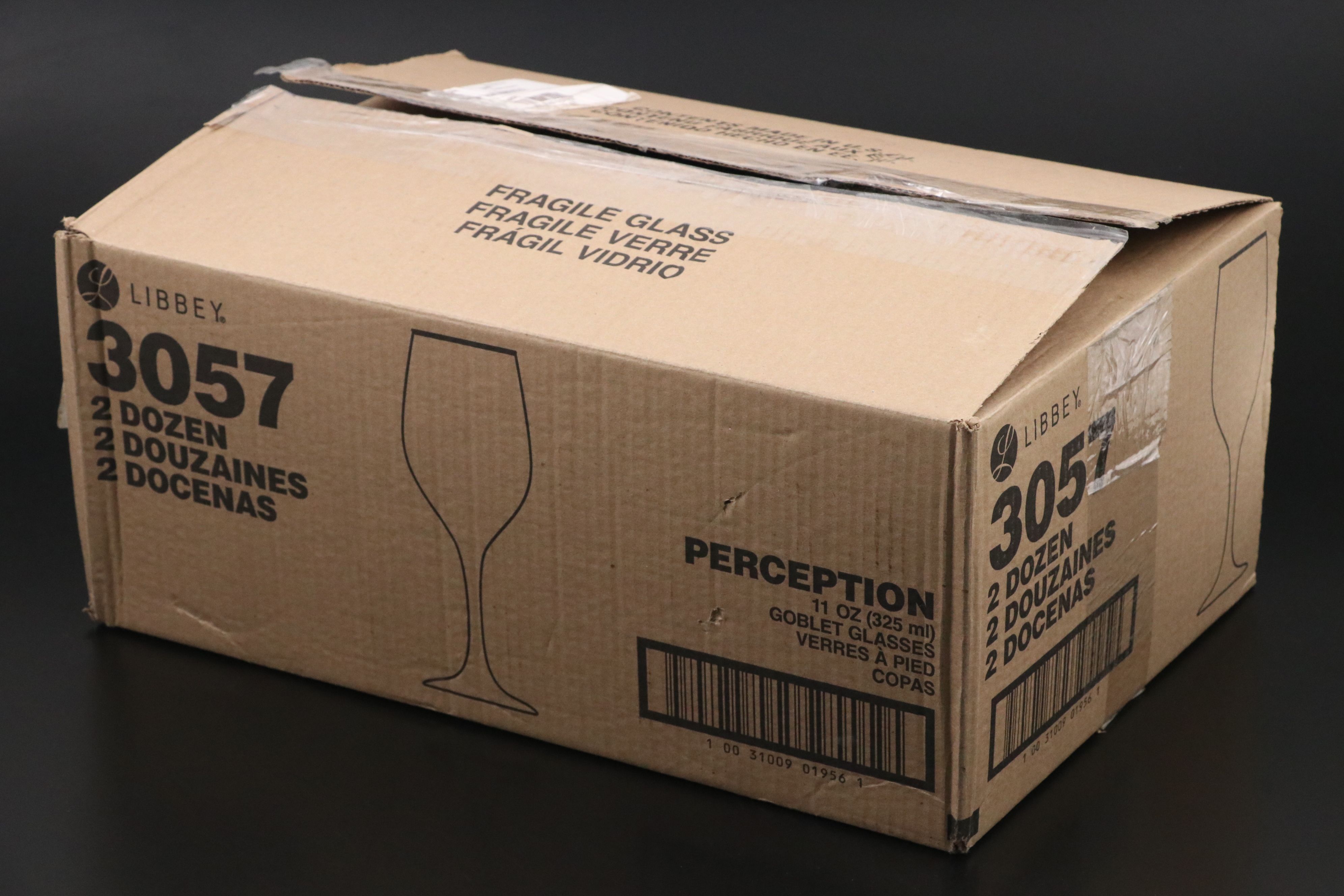 Libbey "Perception" Glass Goblets