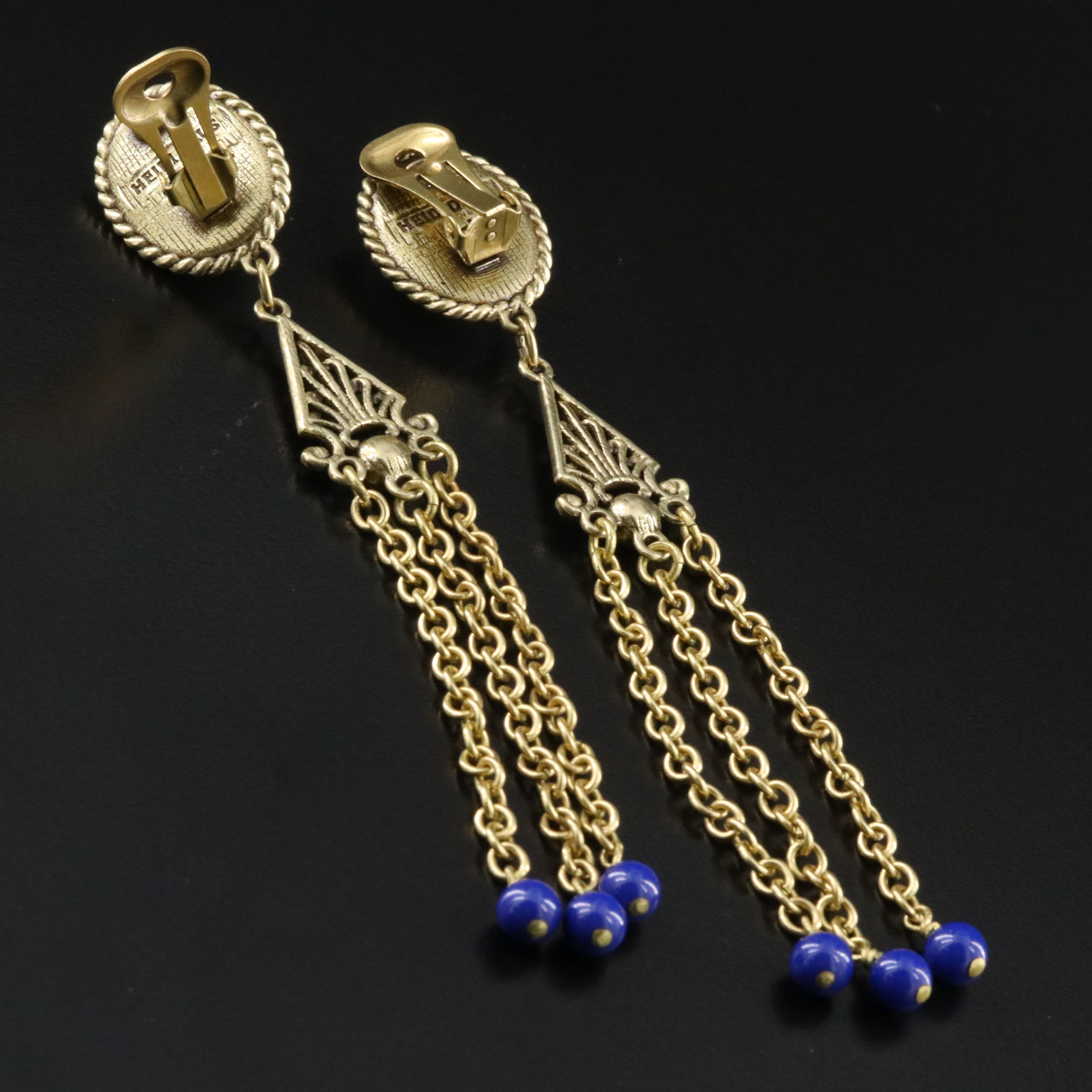 Heidi Daus Quartz and Rhinestone Drop Earrings