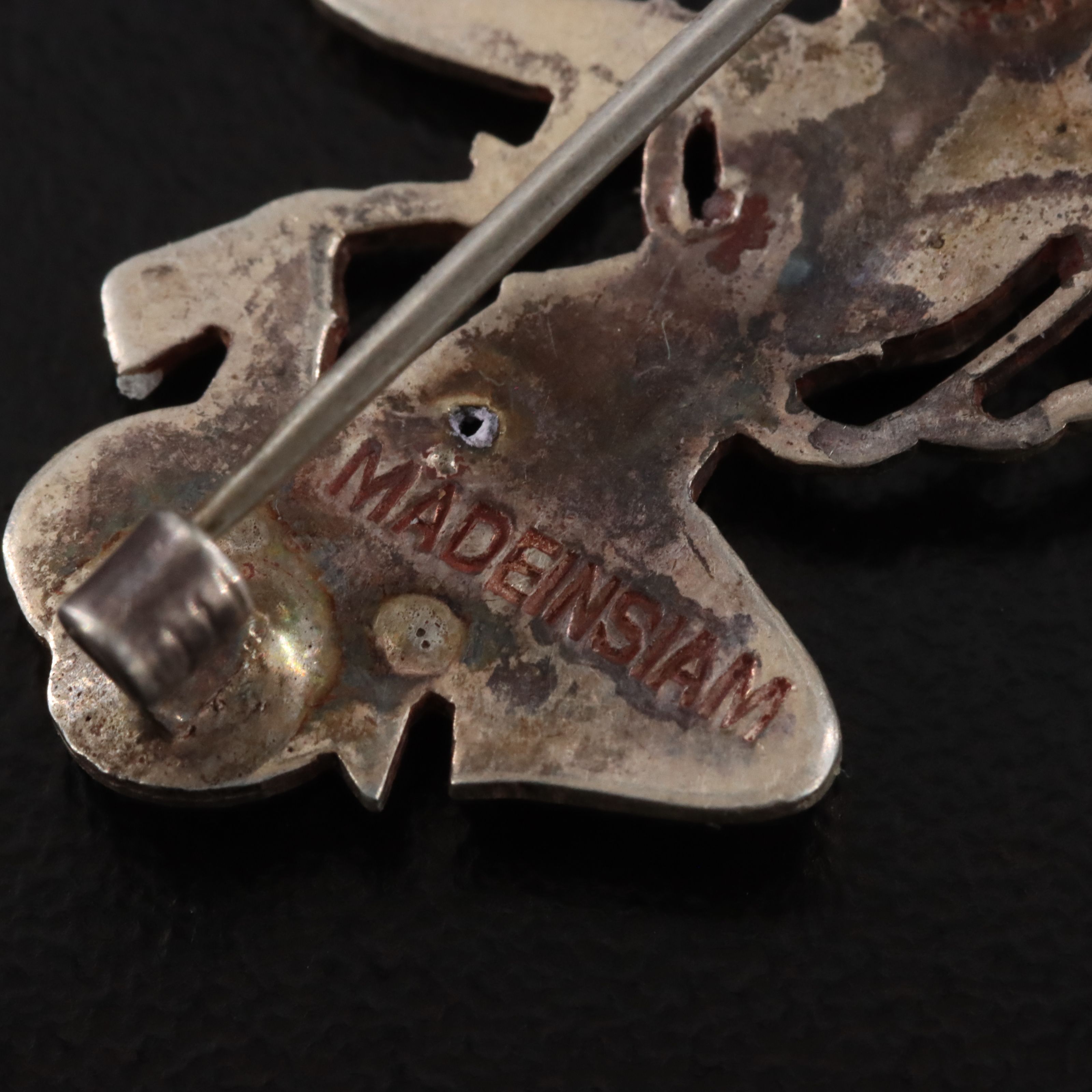 Thai Sterling Dancer Brooch