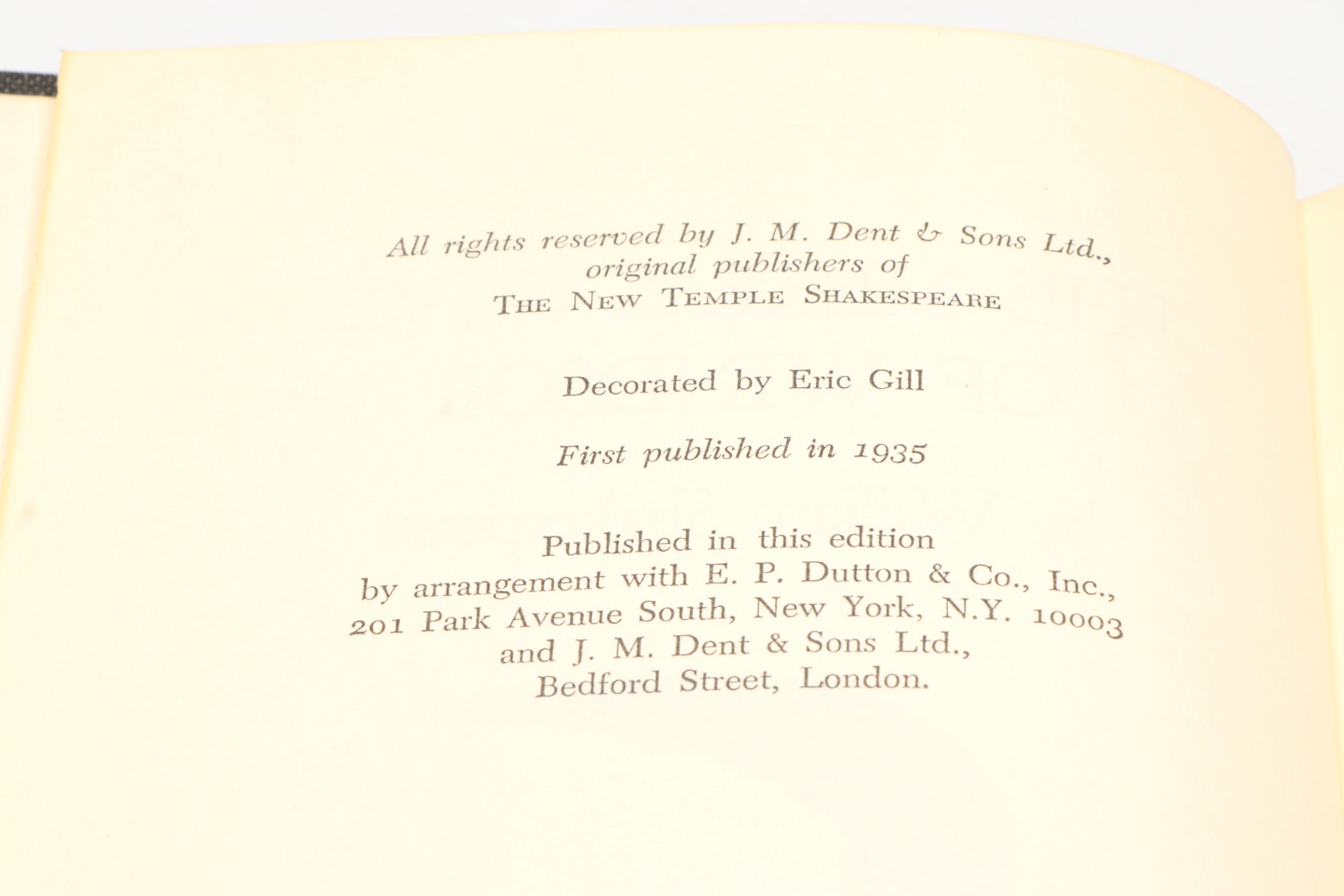 "The New Temple Shakespeare" Thirty-Two-Volume Set Edited by M. R. Ridley