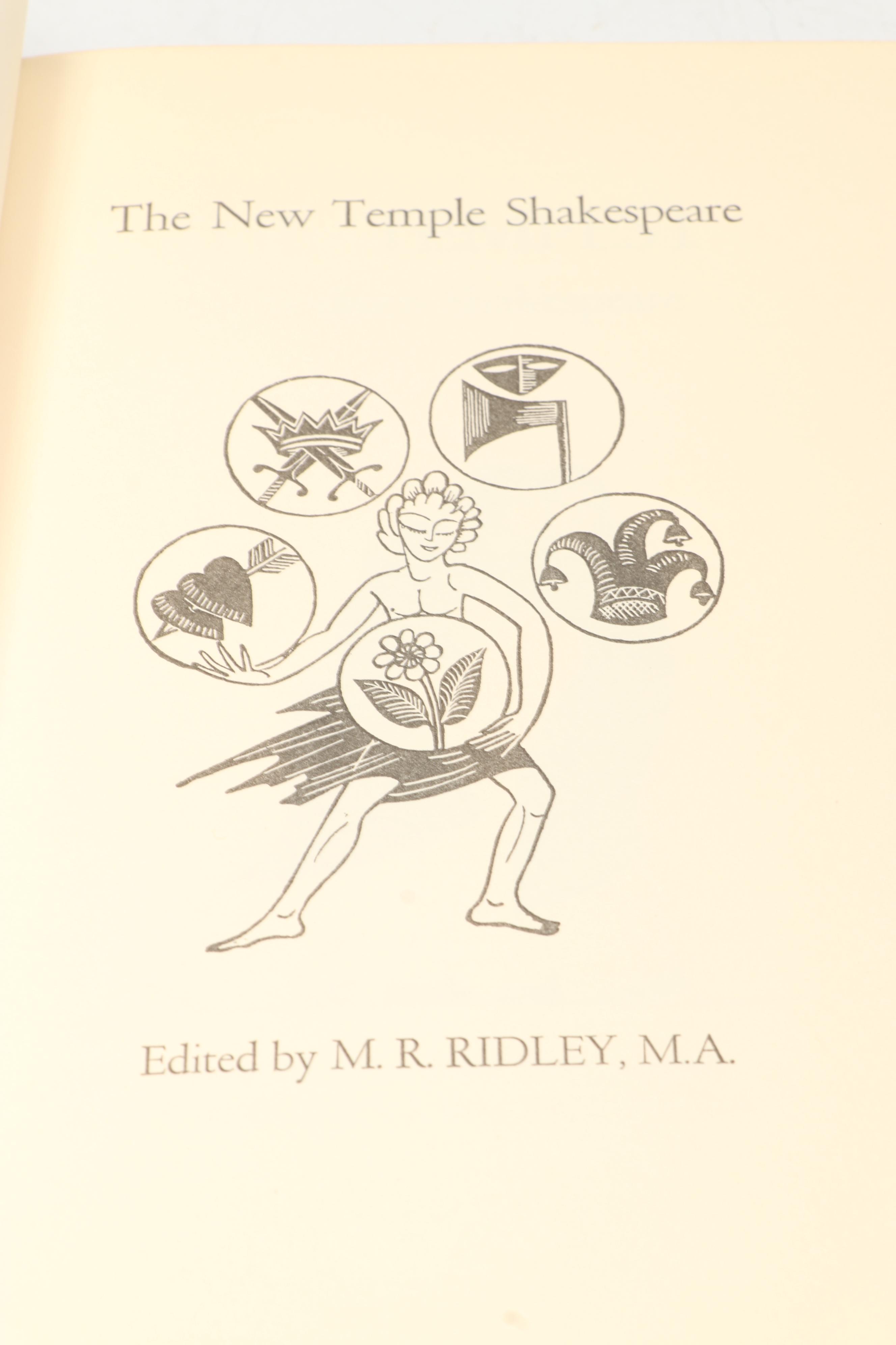 "The New Temple Shakespeare" Thirty-Two-Volume Set Edited by M. R. Ridley