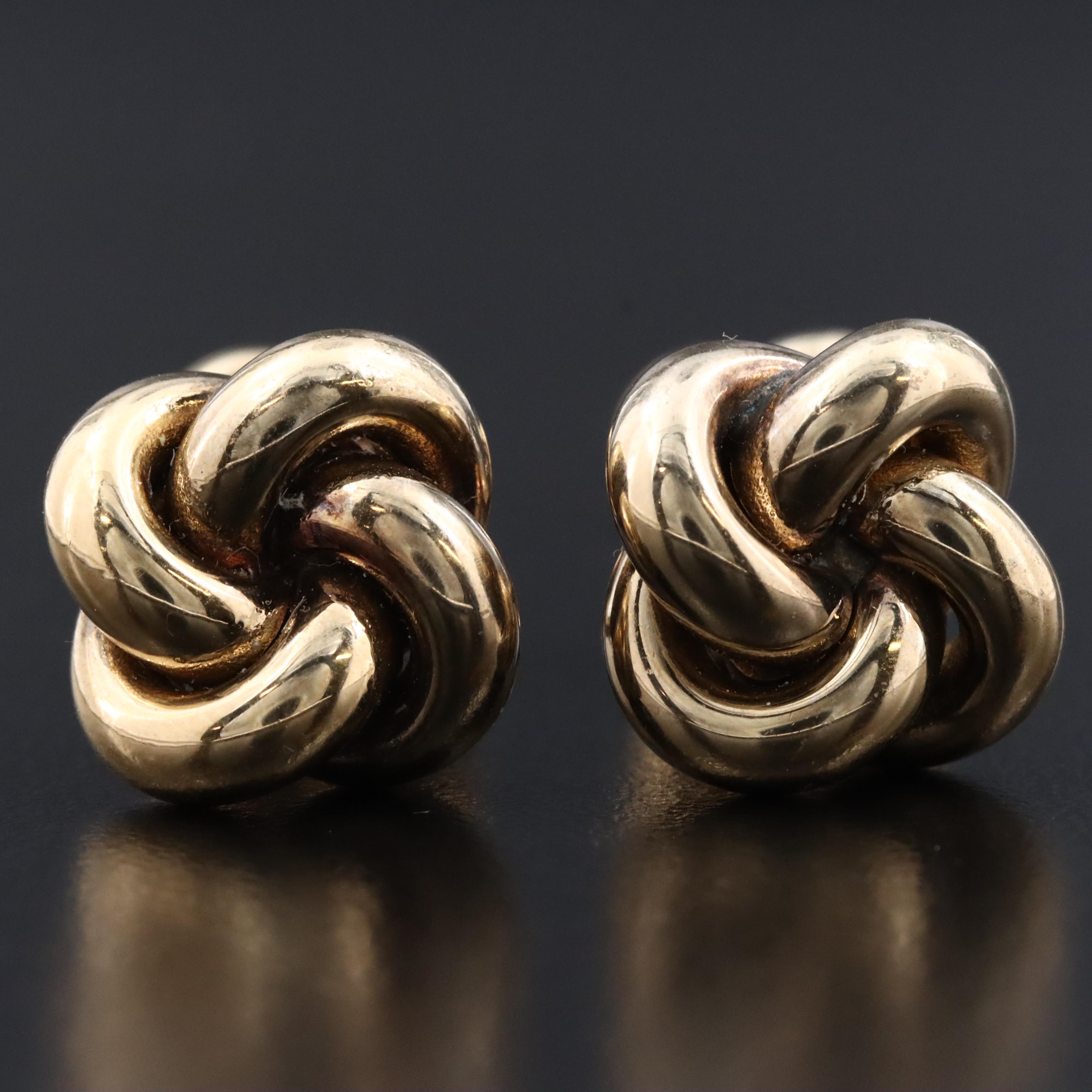 14K Knot Cufflinks