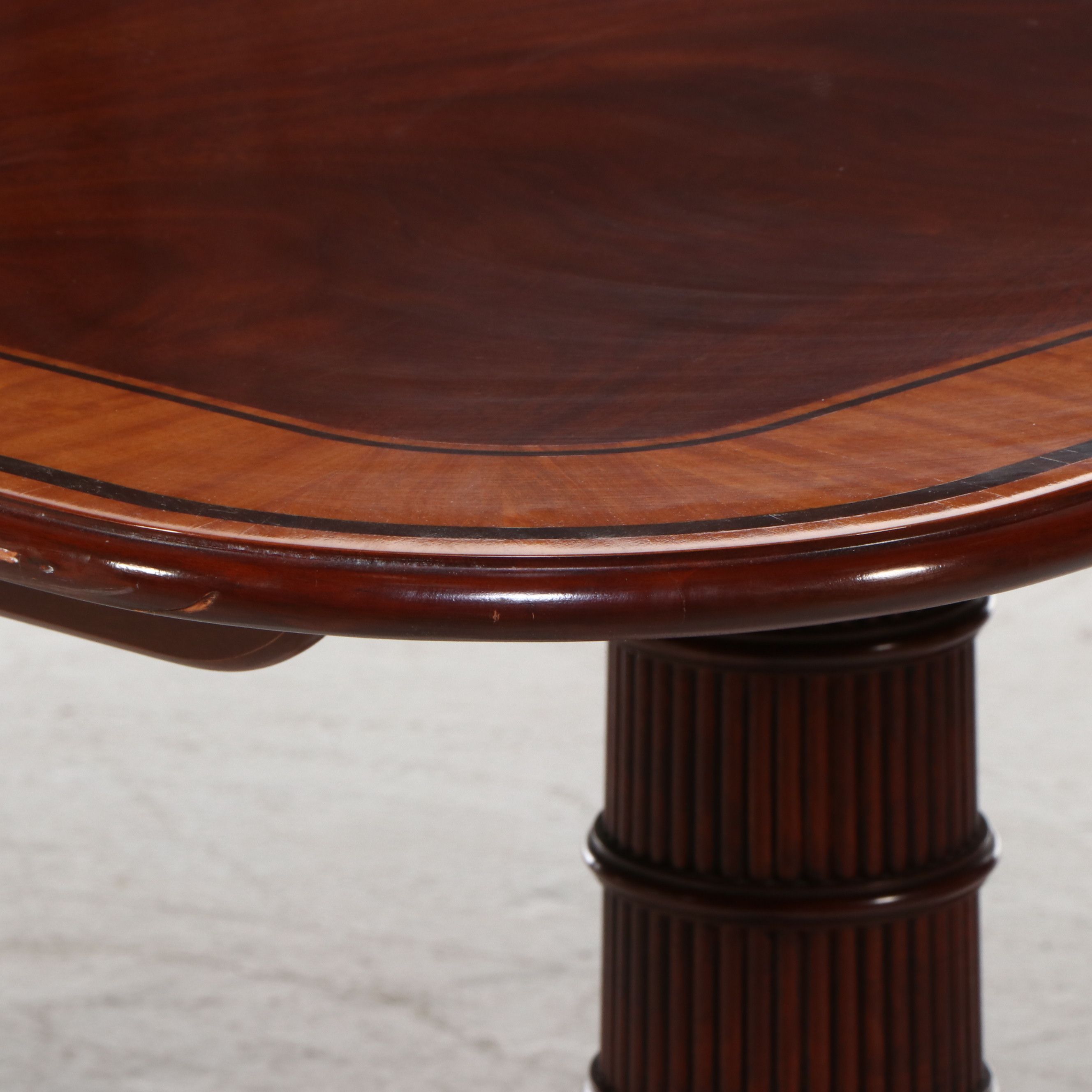 Collector's Edition by Baker Mahogany Table with Six Dining Chairs