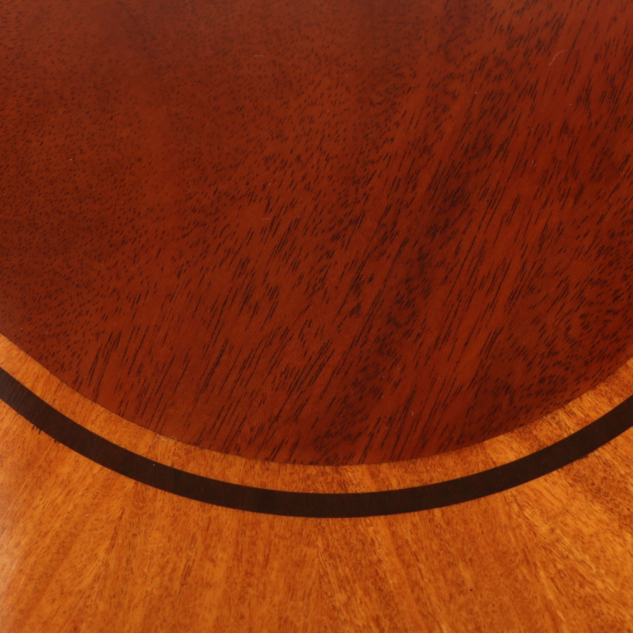 Collector's Edition by Baker Mahogany Table with Six Dining Chairs