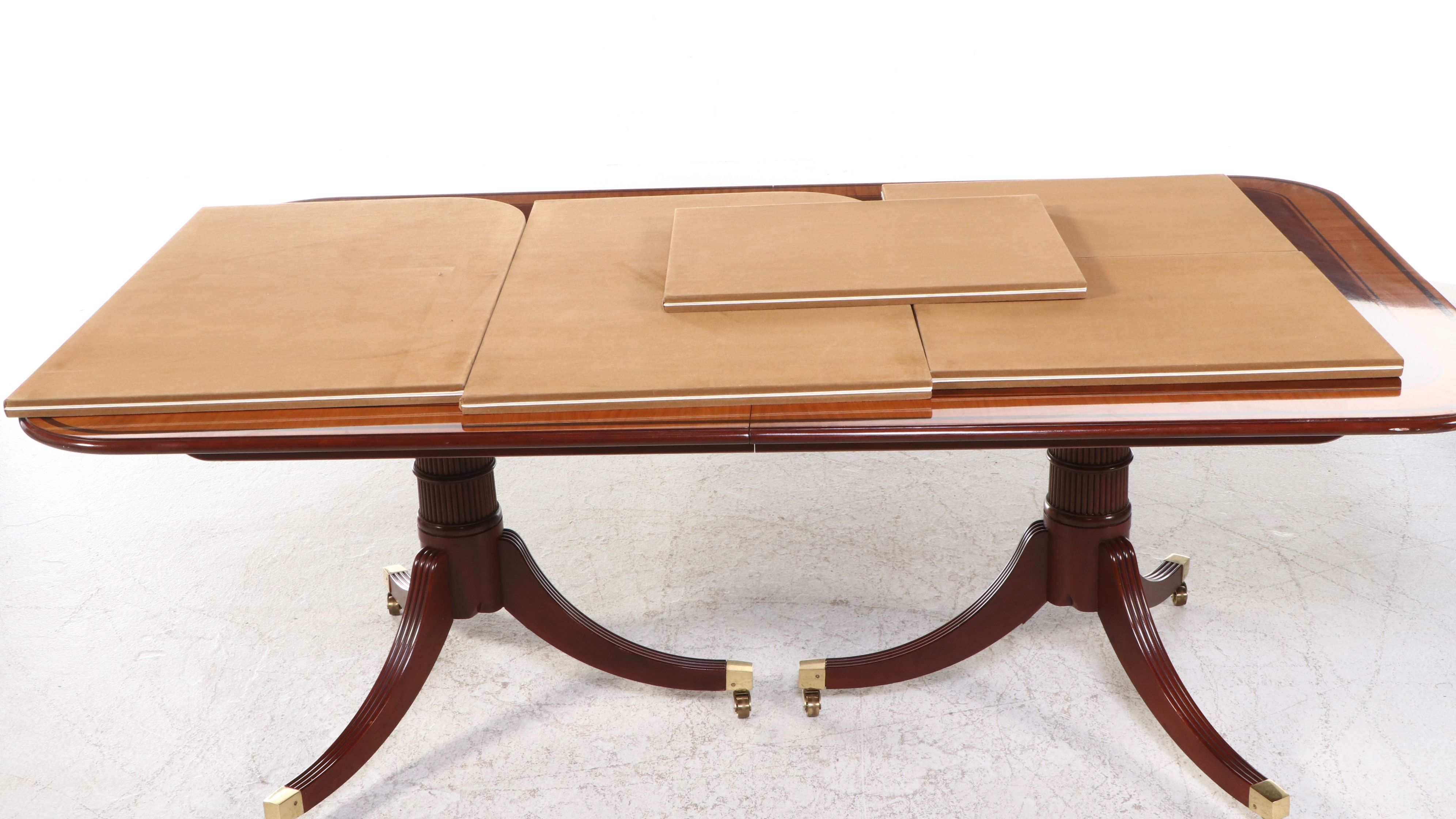 Collector's Edition by Baker Mahogany Table with Six Dining Chairs