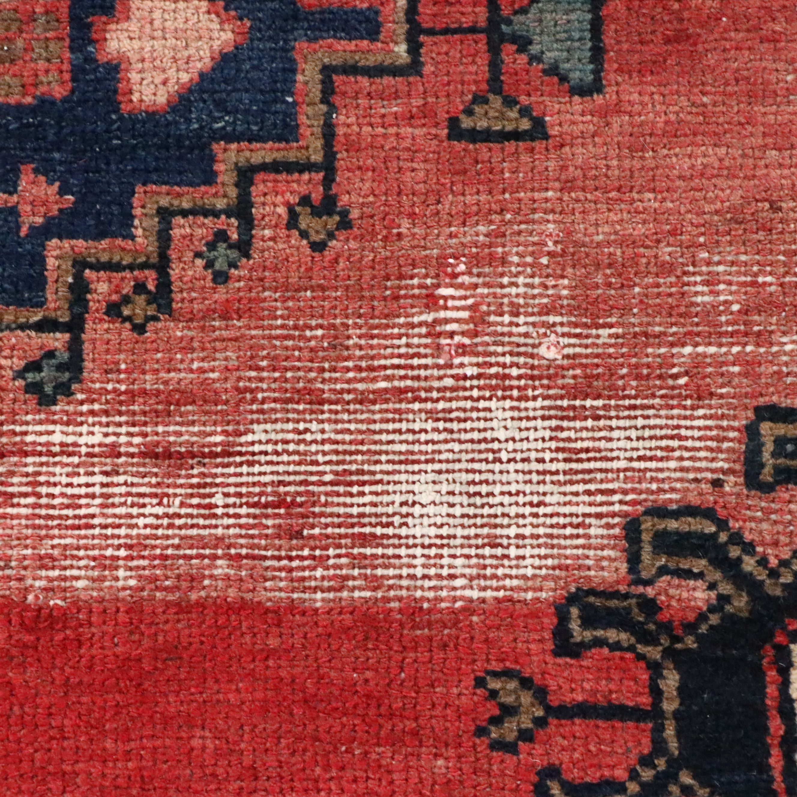 4'11 x 8'4 Hand-Knotted Persian Hamadan Area Rug