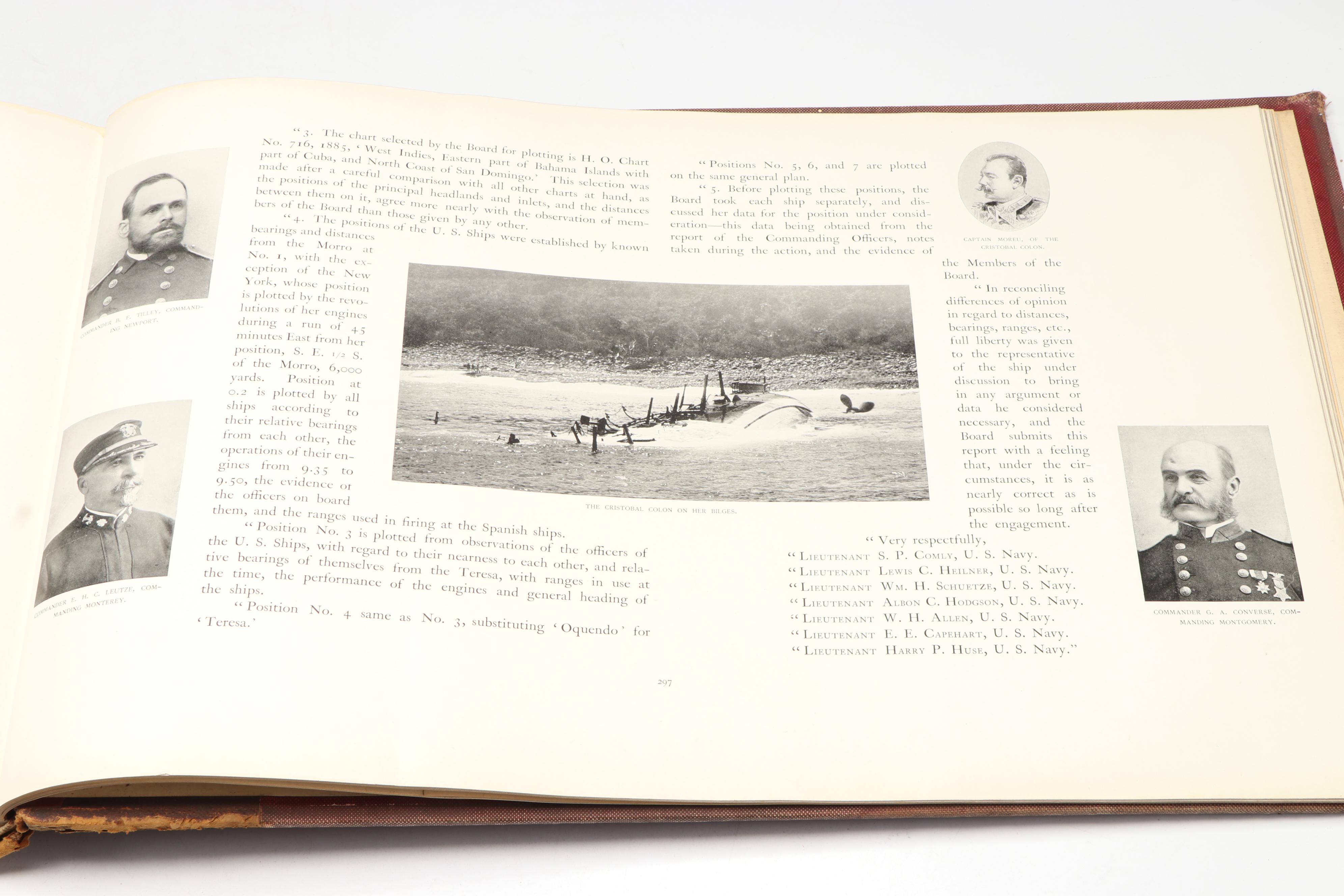 First Edition "The Story of the War of 1898" Folio by W. Nephew King, 1898