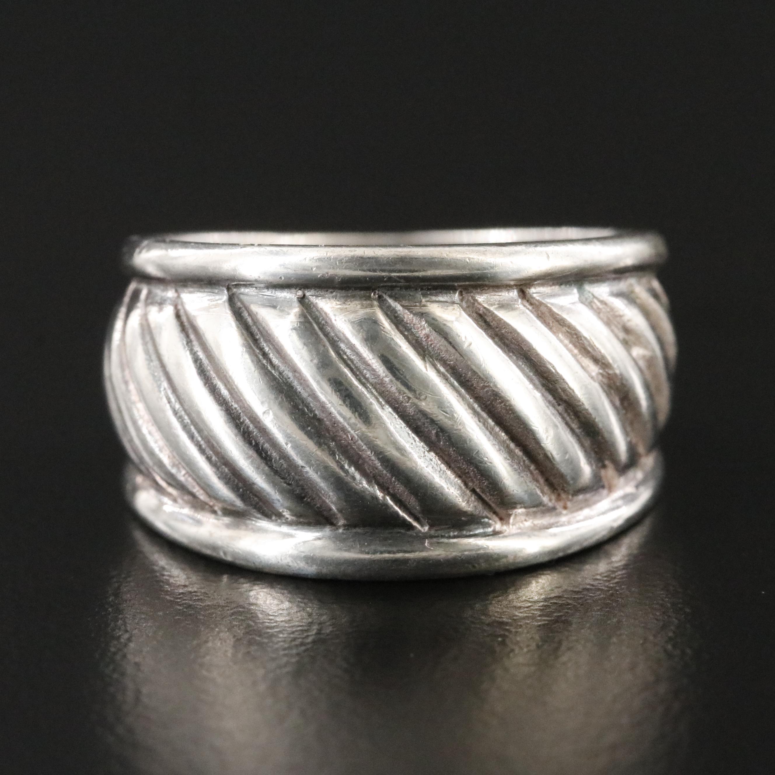 Sterling Fluted Band