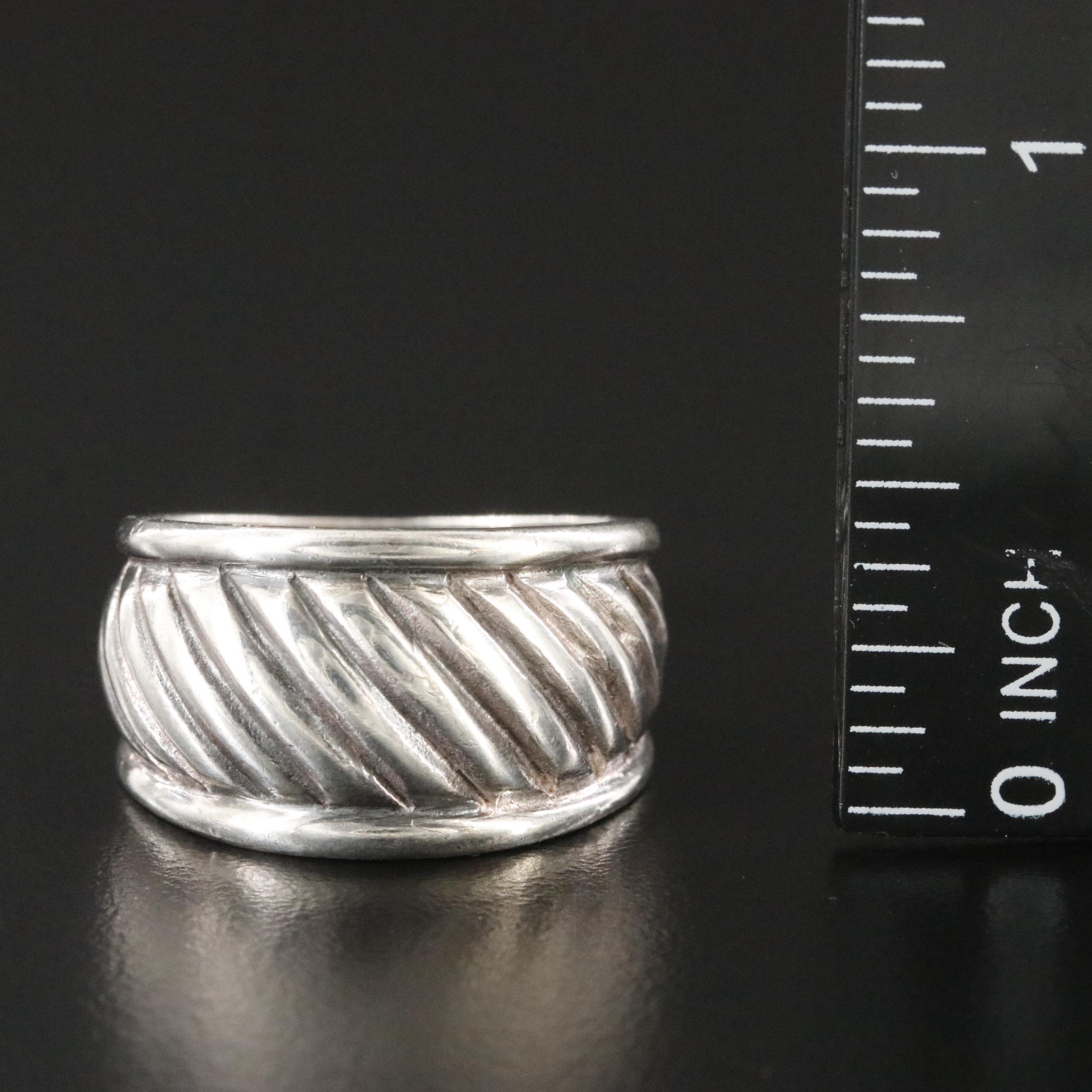 Sterling Fluted Band