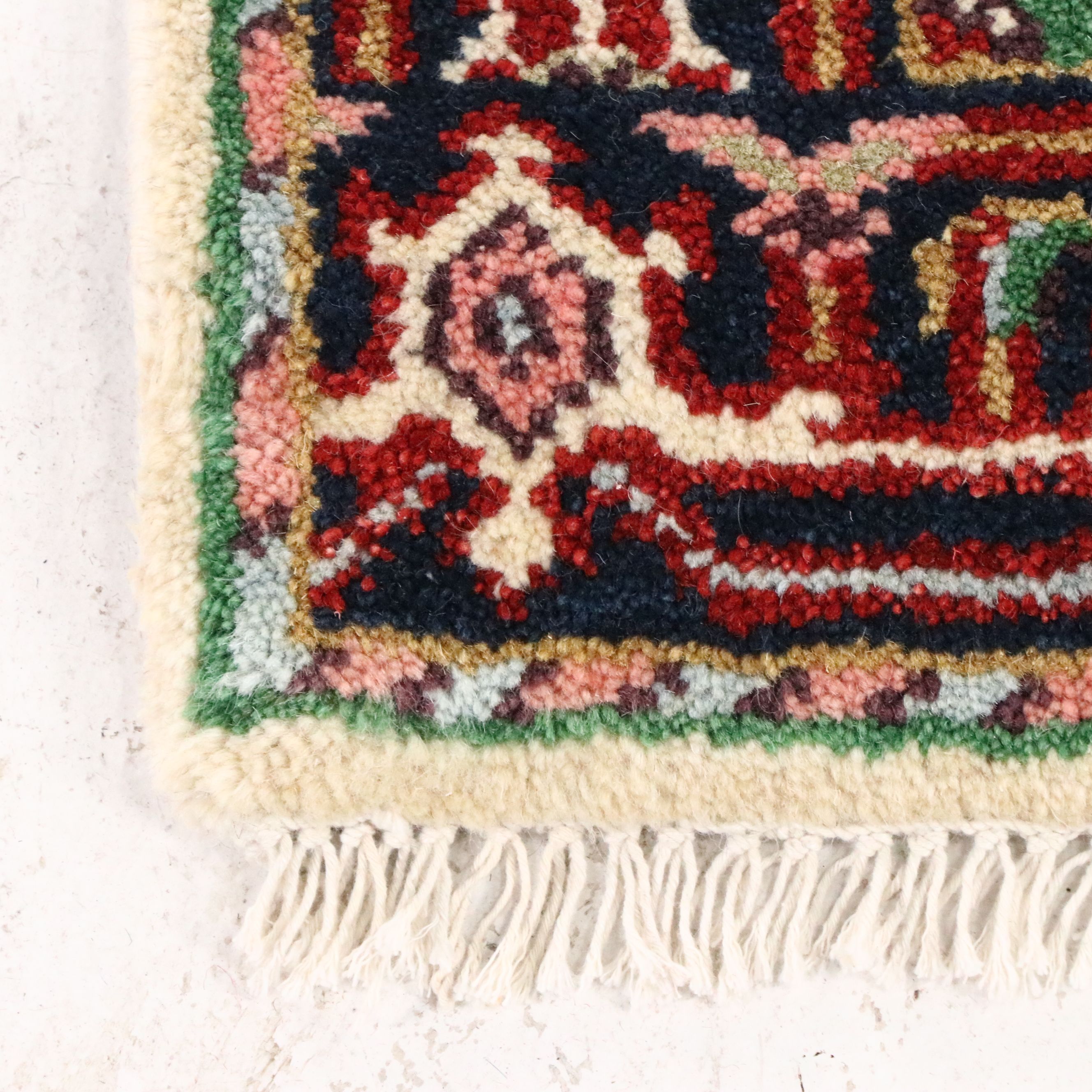 2'7 x 10'11 Hand-Knotted Indo-Persian Serapi Carpet Runner