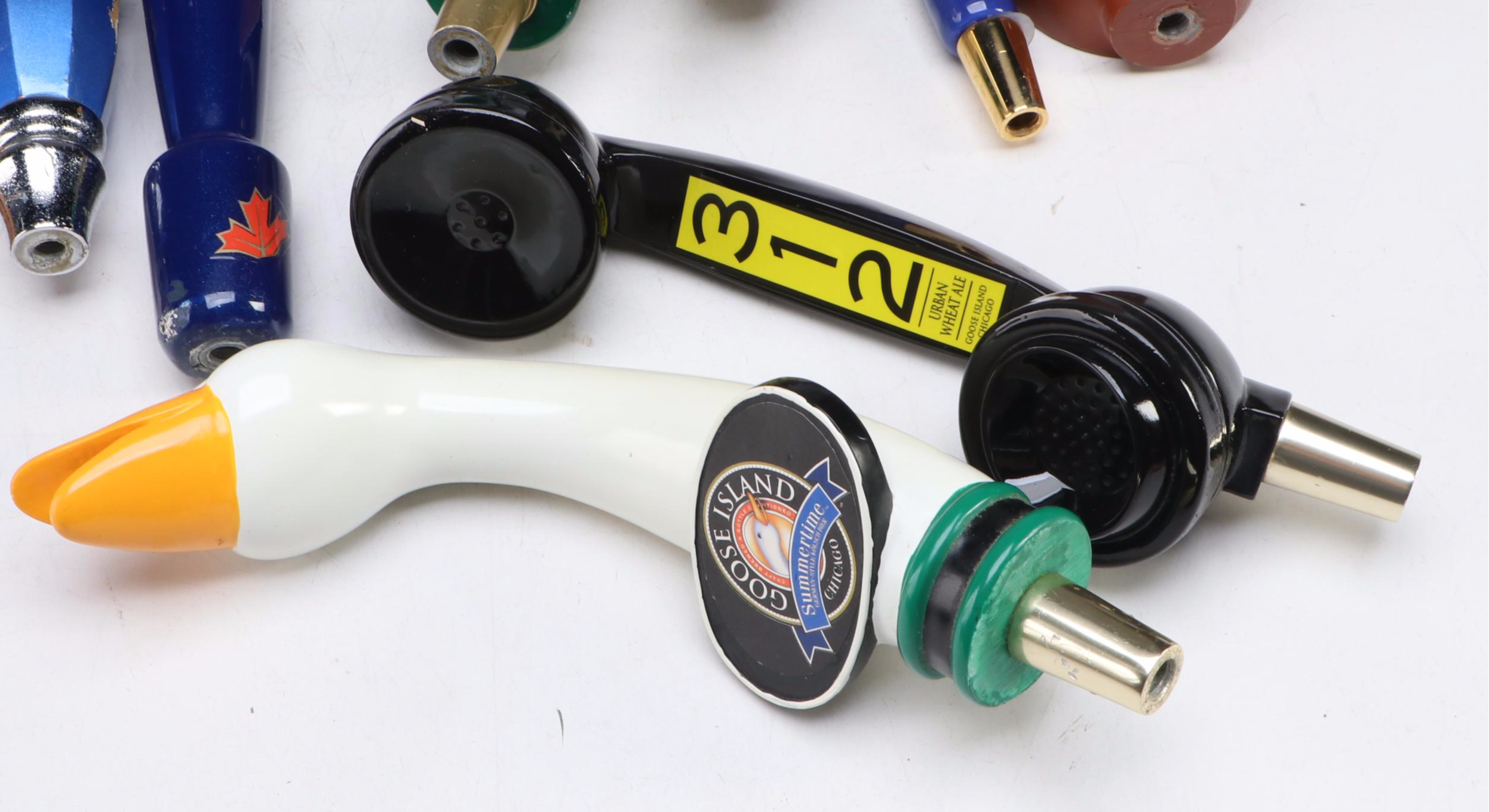 Sam Adams Winter Lager, Goose Island, Sun Dog, More Beer Tap Handles