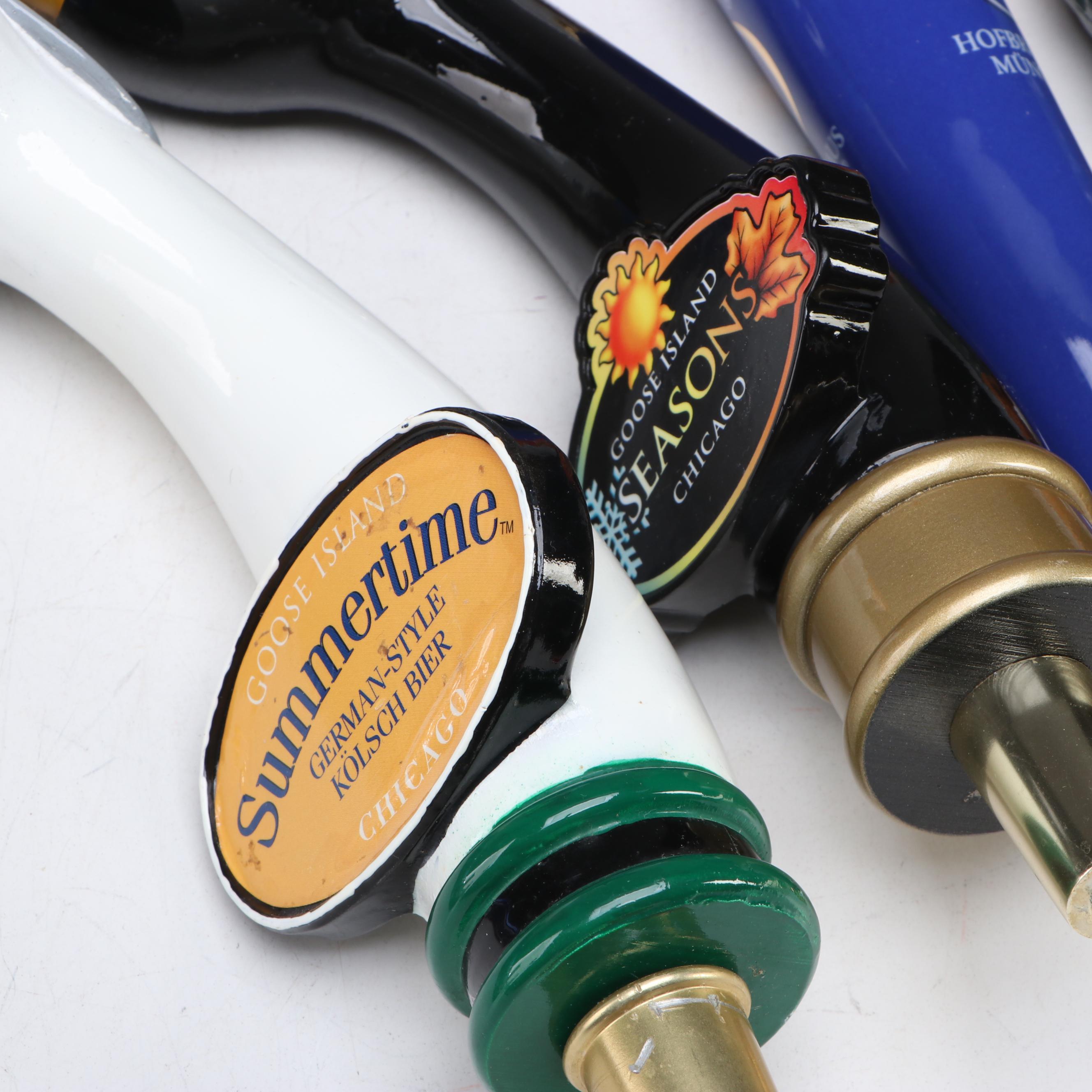 Sam Adams Winter Lager, Goose Island, Sun Dog, More Beer Tap Handles