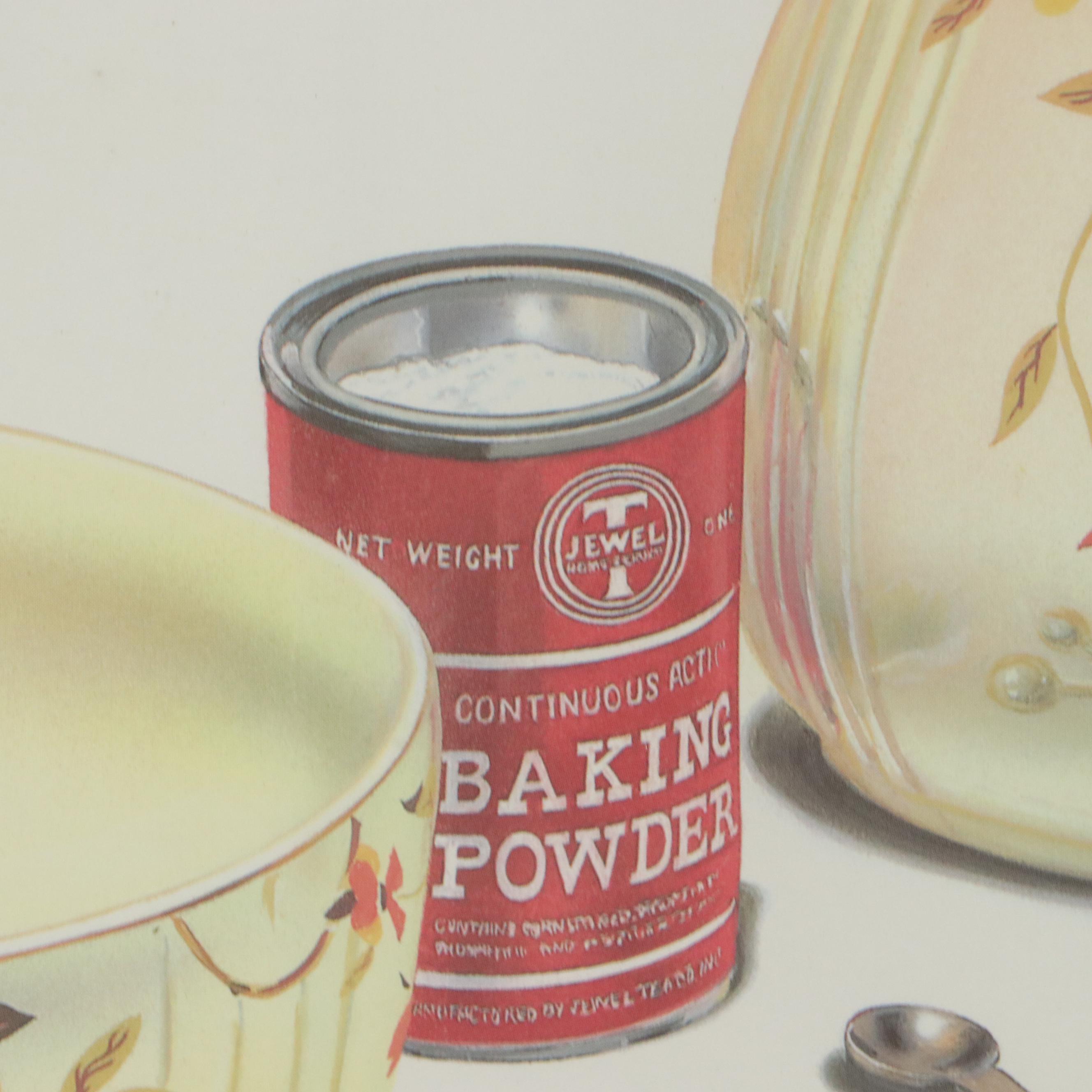 Allen Freeman Offset Lithographs "Mixing Time" and "Tea and Cookies"